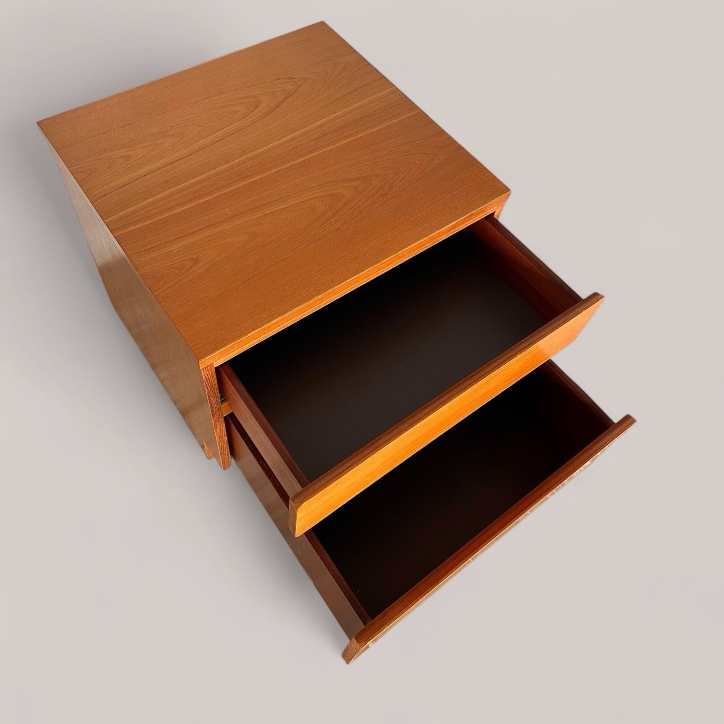 Mid-Century Tapley 33 Teak Two-Drawer Cabinet