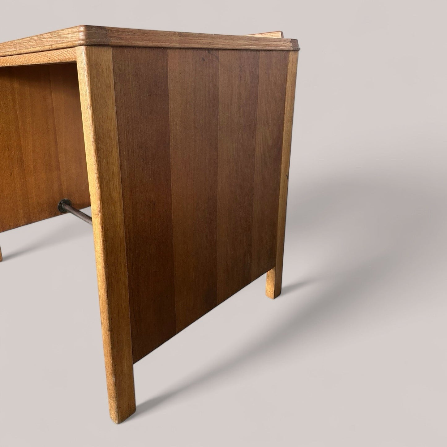 1960s light oak desk by Enham Industries