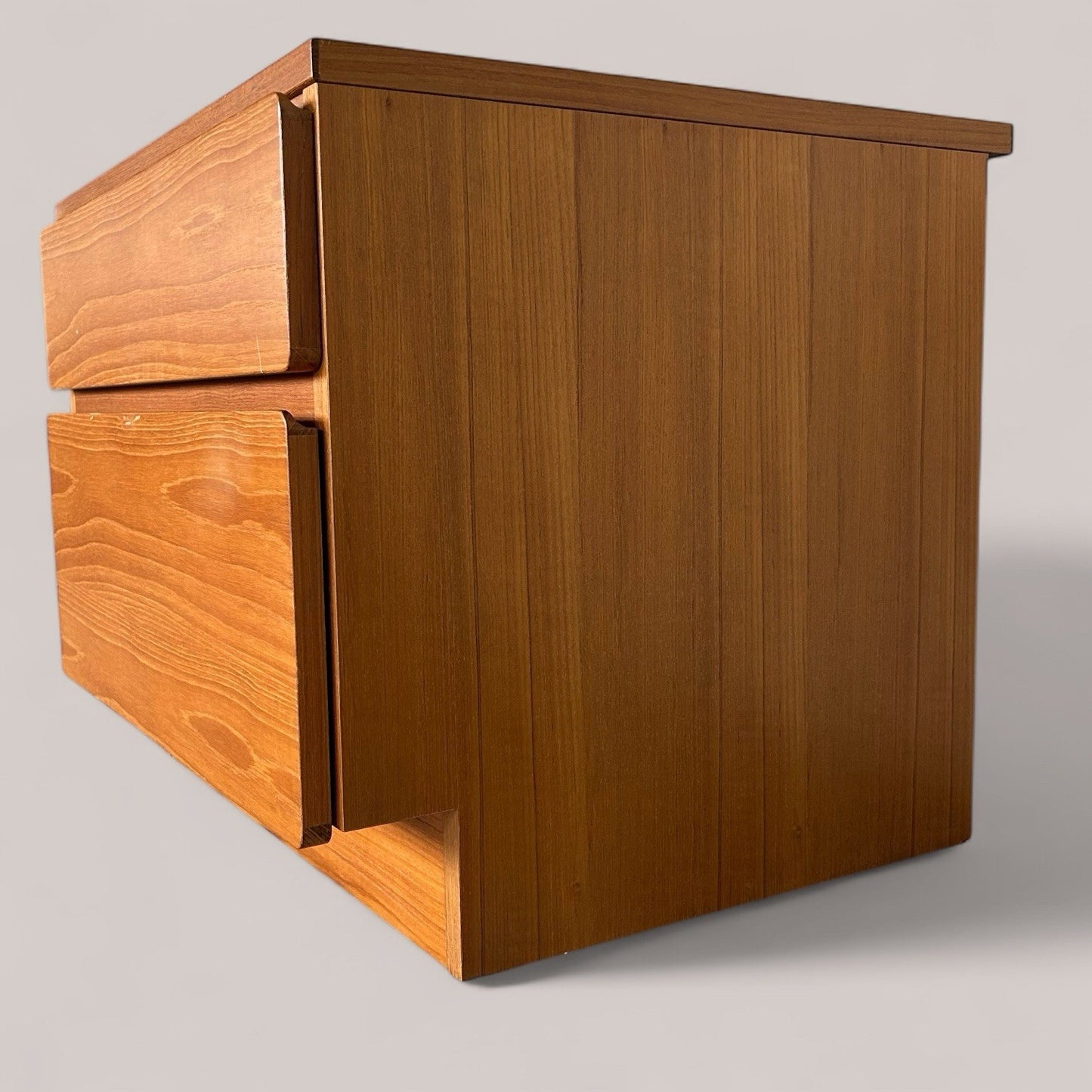 Mid-Century Tapley 33 Teak Two-Drawer Cabinet