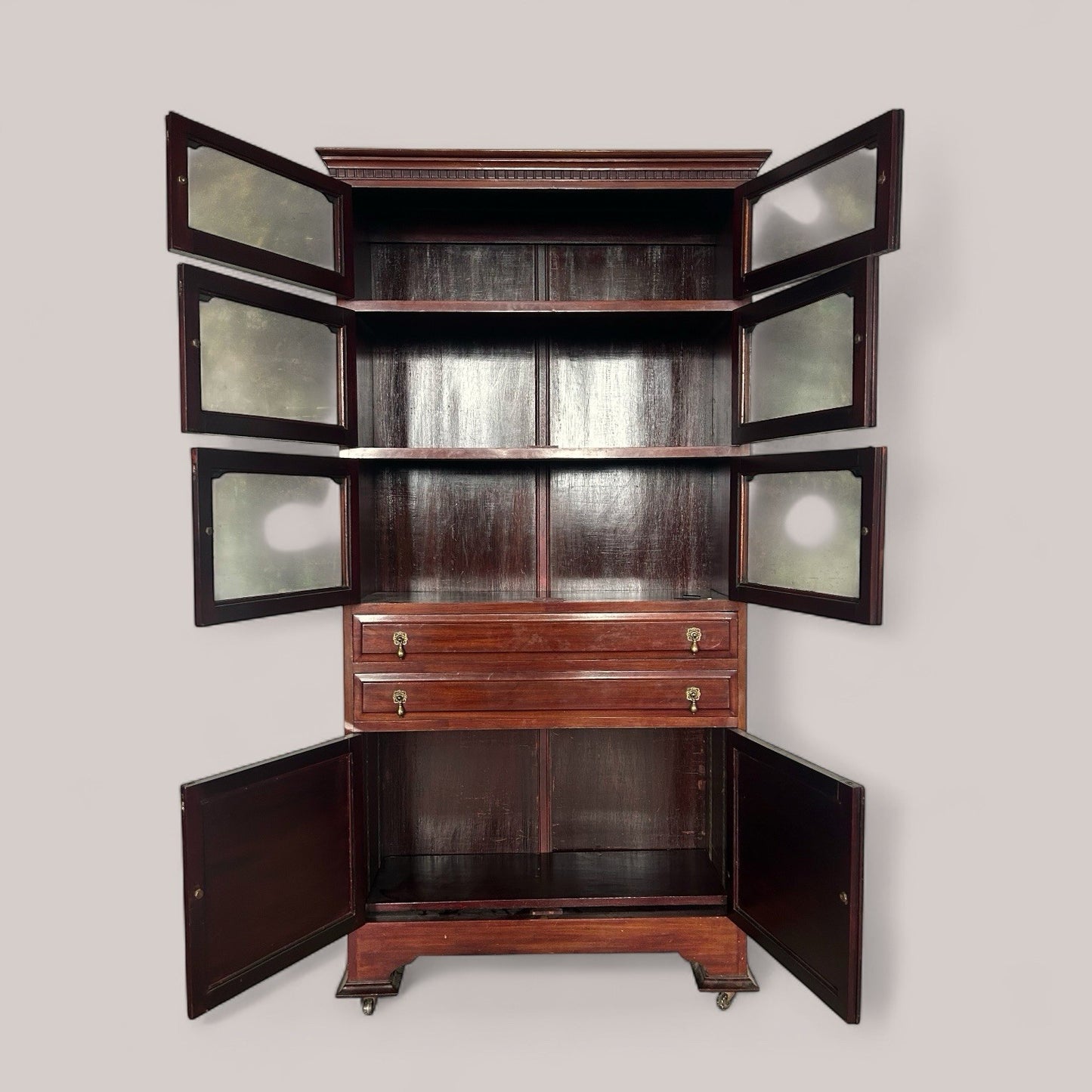 Victorian Mahogany Glazed Display Cabinet