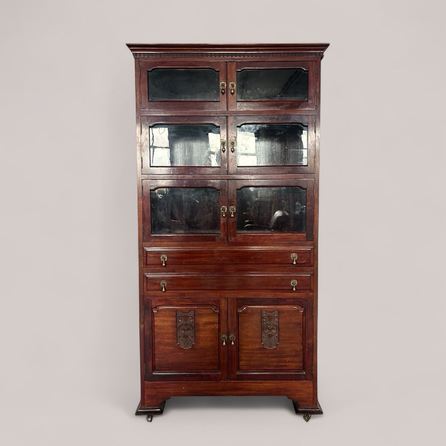 Victorian Mahogany Glazed Display Cabinet