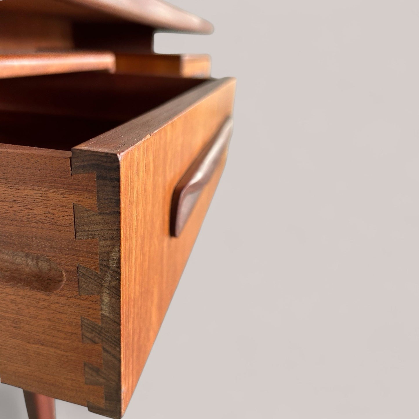Mid Century Vintage G Plan Fresco Floating Top Teak Desk / Dressing Table