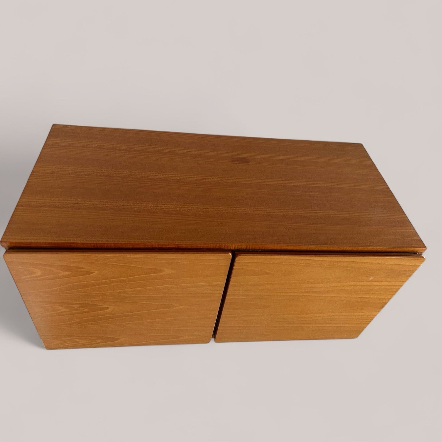 Mid-Century Tapley 33 Teak Wall-Mounted Cupboard with Concealed Lighting
