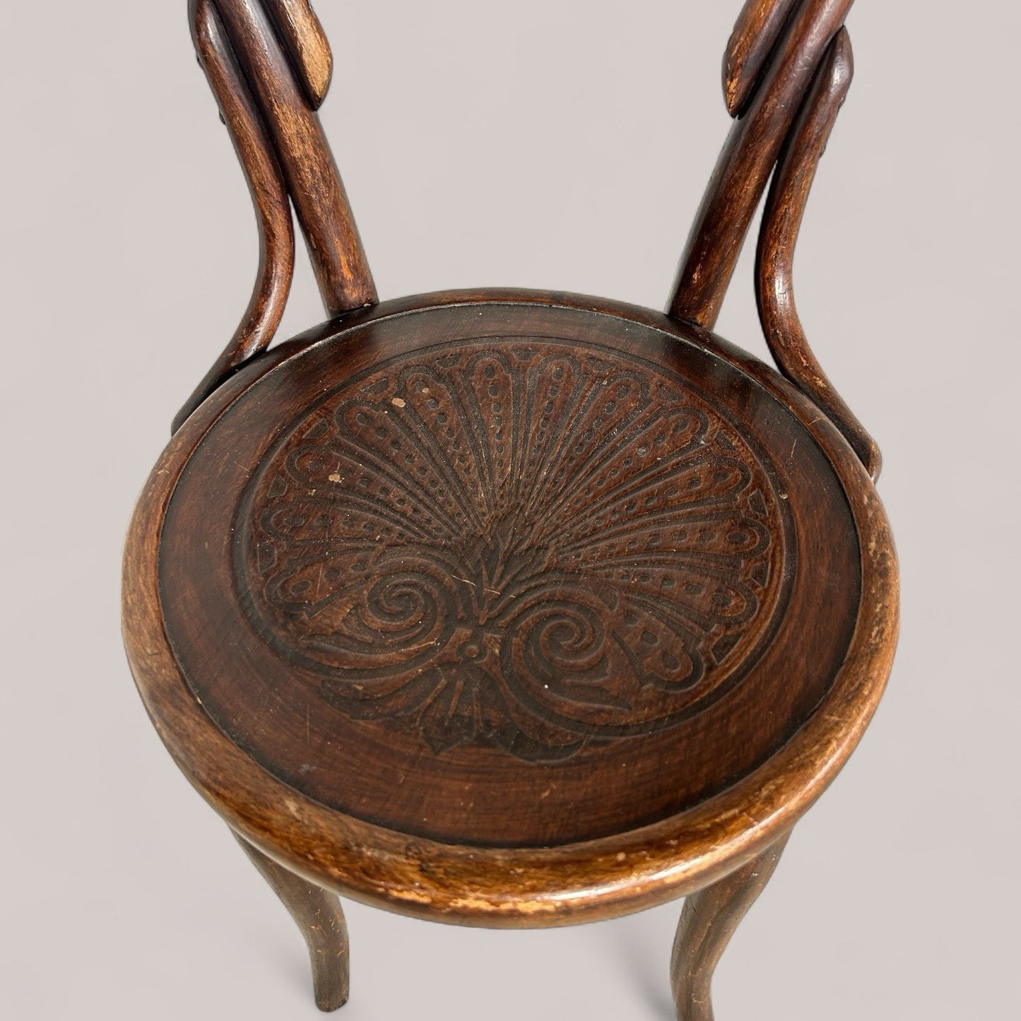 Antique Thonet Style Bentwood Bistro Chair