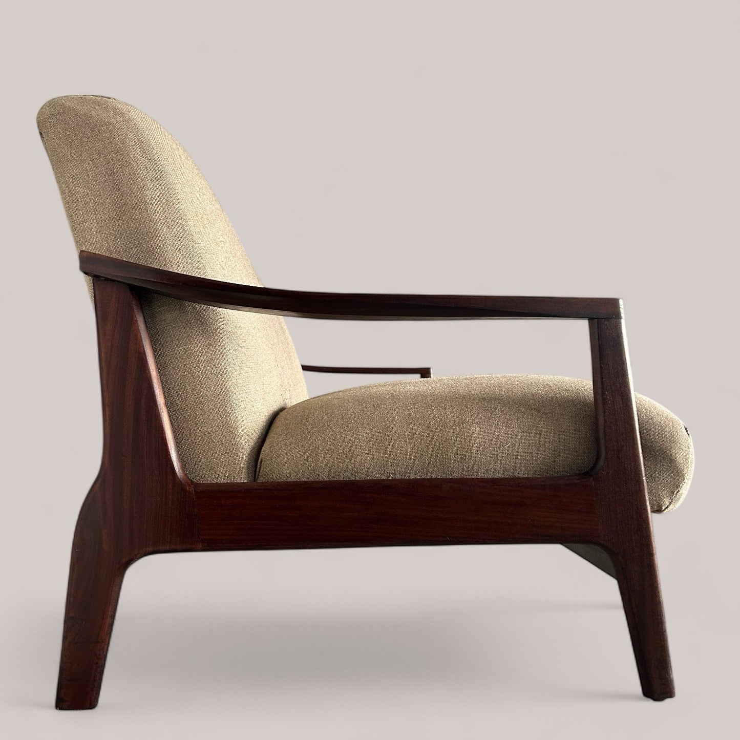 Danish Mid Century Day Bed Sofa Bed with Teak Frame