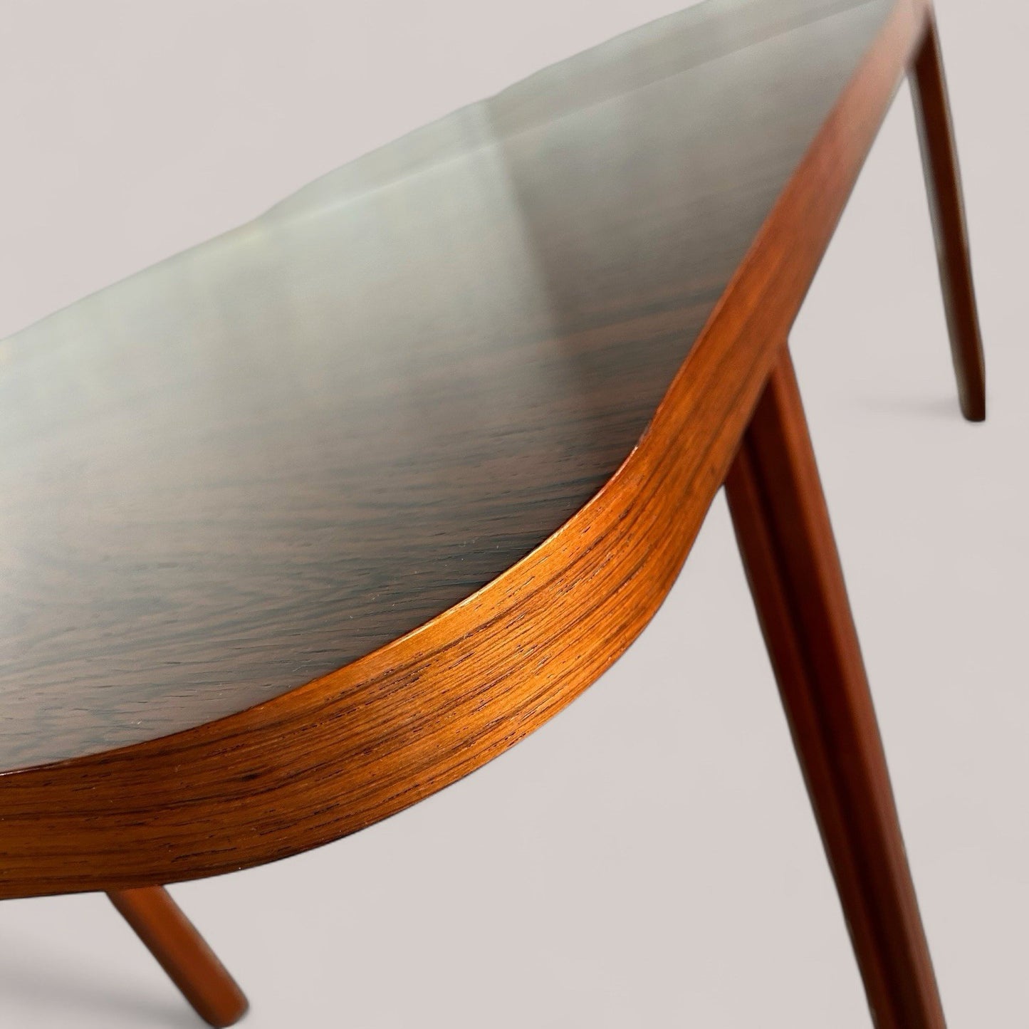 Vintage Danish Rosewood Extending Dining Table – Removable Legs