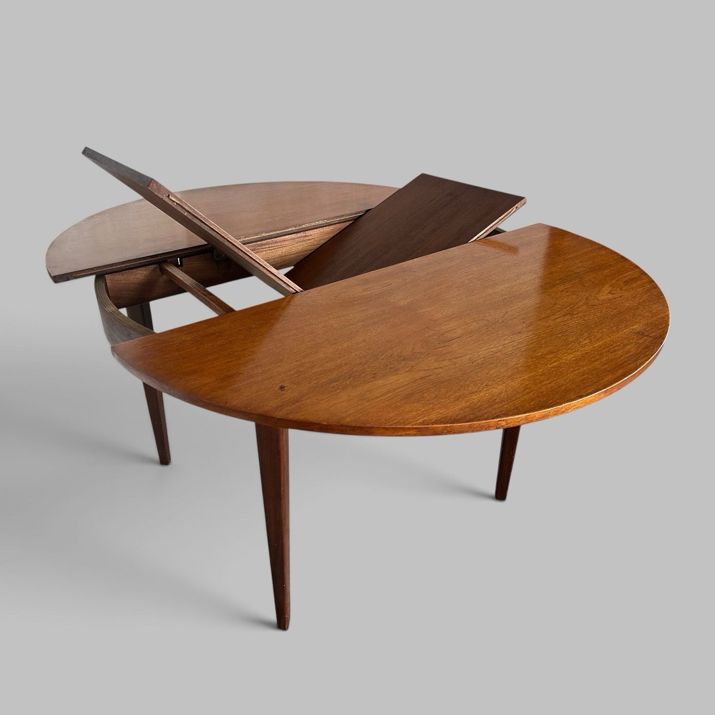 Vintage Teak Extending Round Dining Table