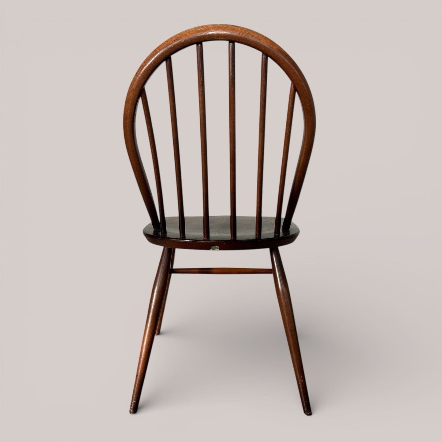 Mid-Century Elm Windsor Dining Chair – Ercol (Blue Label)