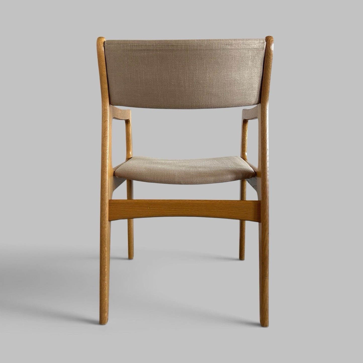 Pair of Vintage D-Scan Light Oak Armchairs