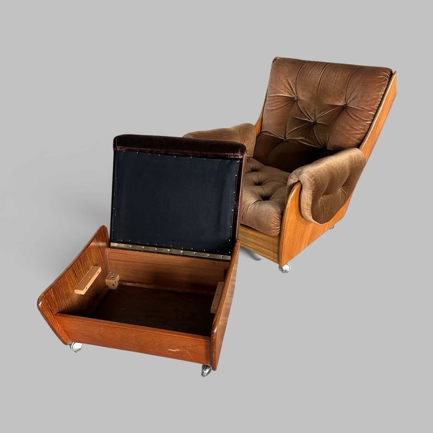 Vintage G Plan Teak Storage Ottoman