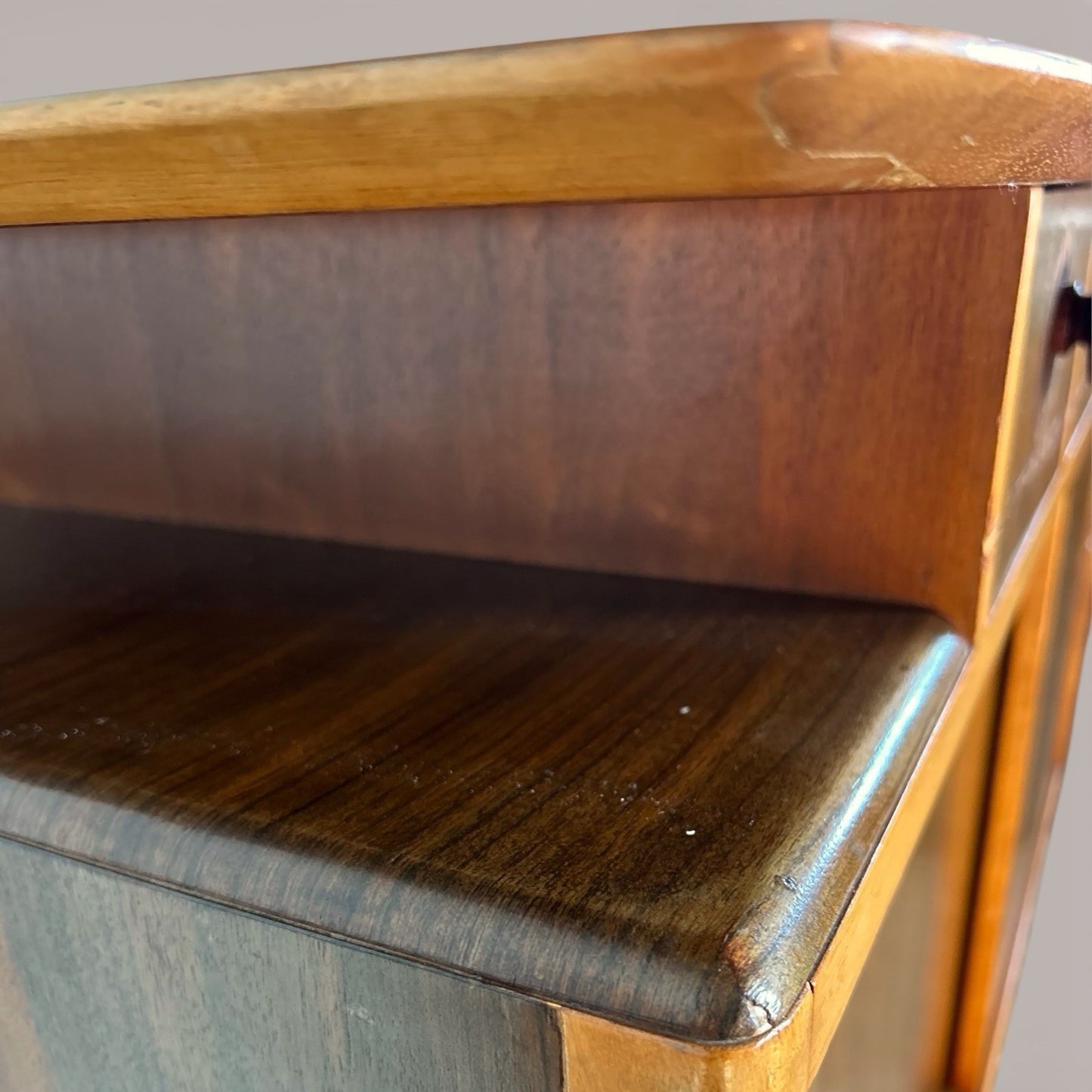 Morris of Glasgow Walnut Floating Top Sideboard 1960s