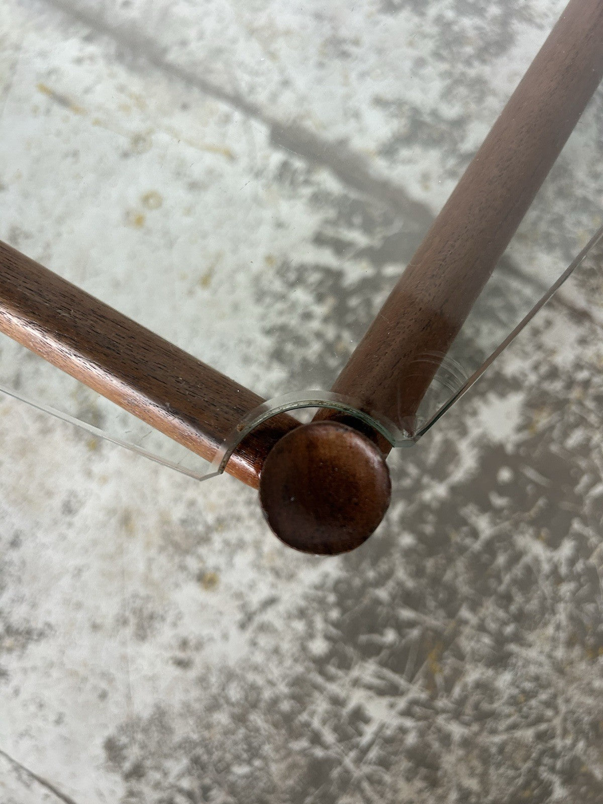 Mid Century Teak & Glass Coffee Table