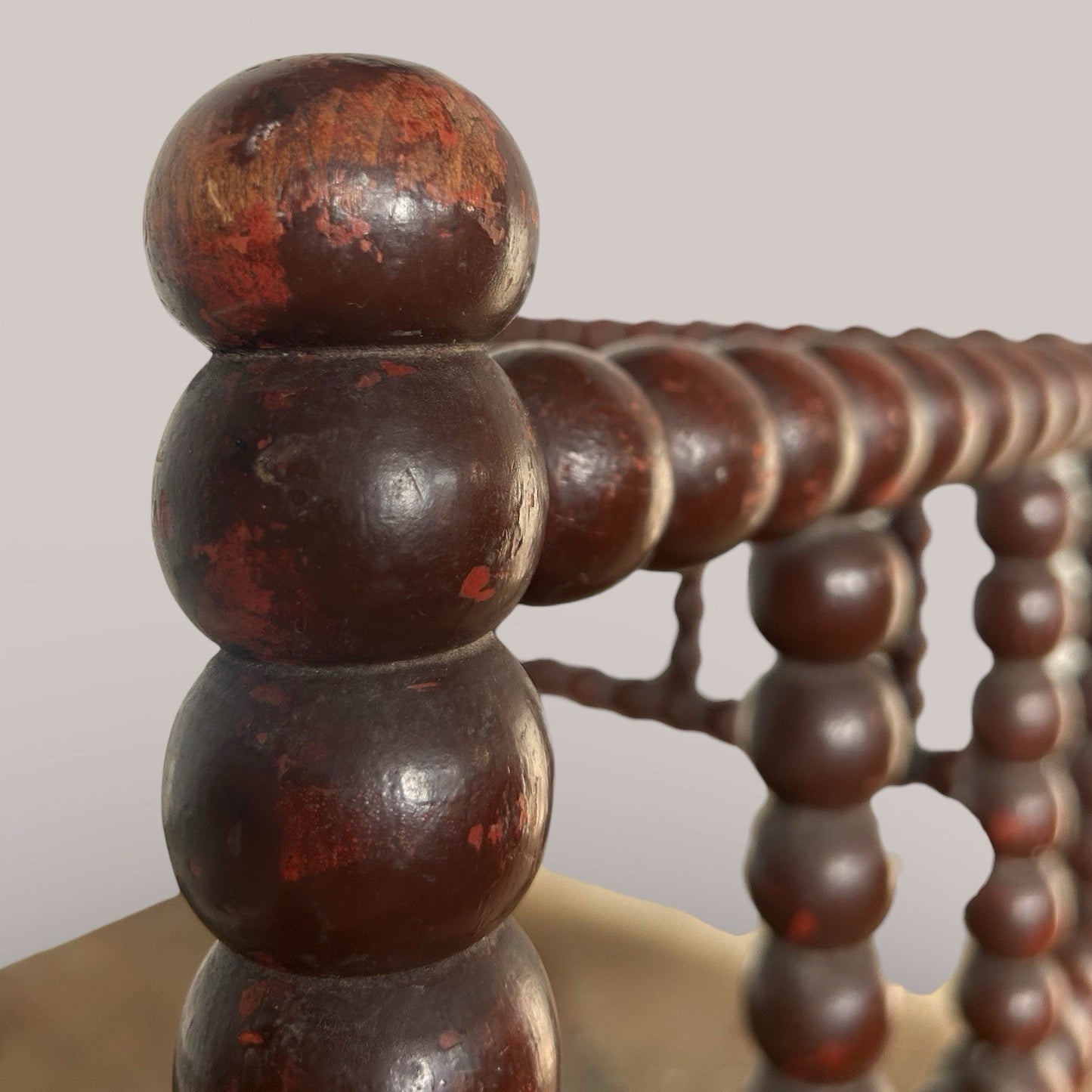 Antique French bobbin chair