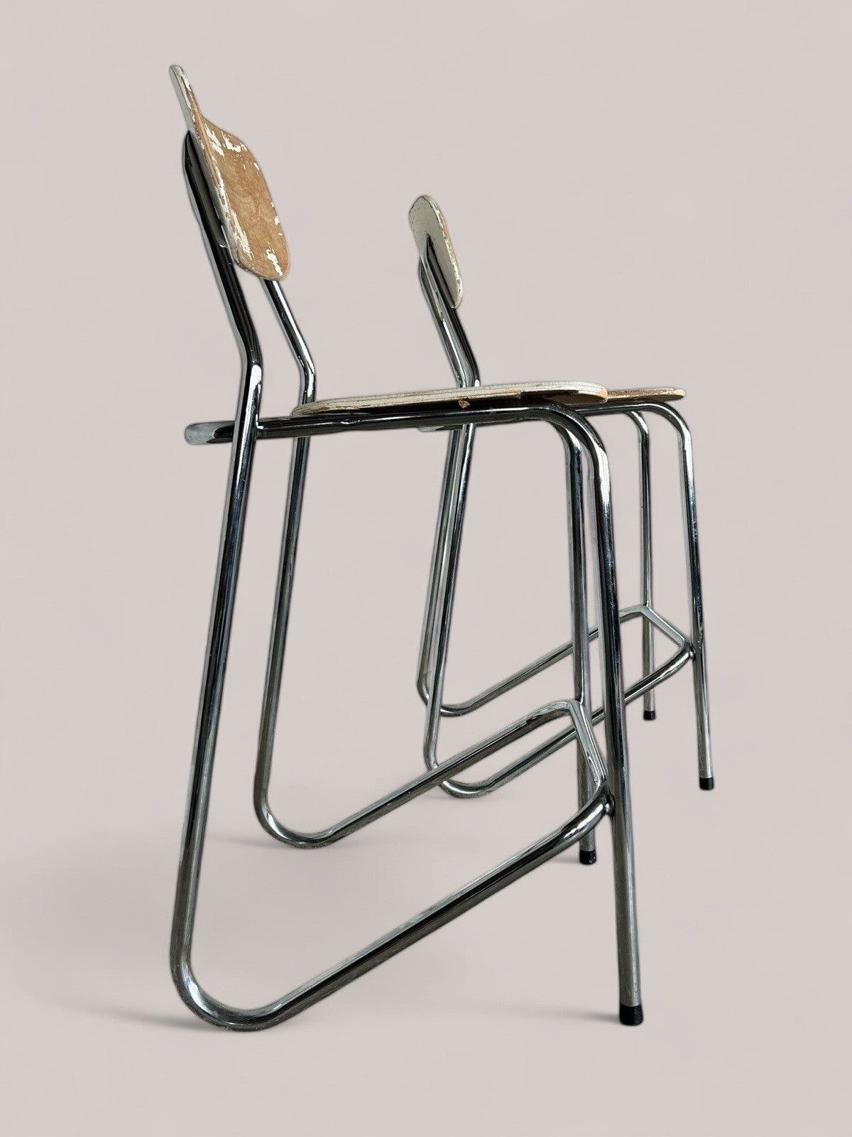 Pair Of Vintage Stacking Stools