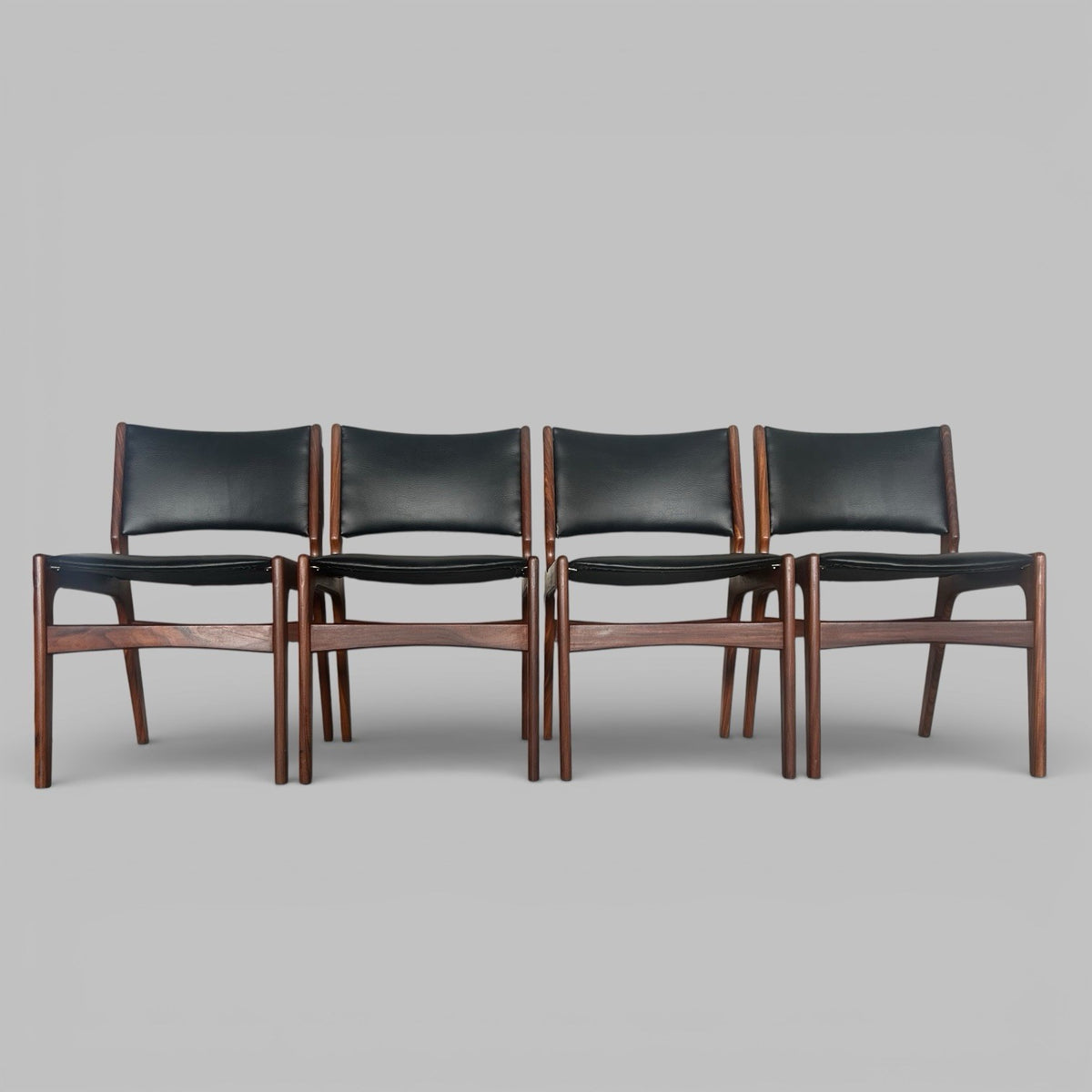 Eric Buch Dining Chairs – Set of 4 – Danish Mid Century Teak