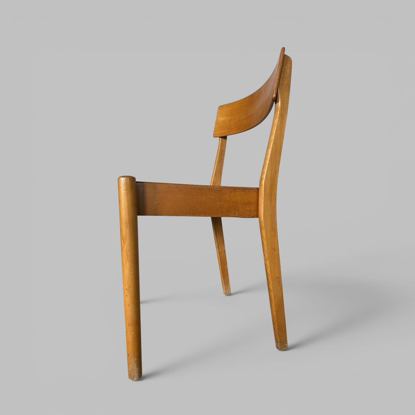 Set of 6 FDB Møbler Danish Stacking Dining Chairs – Solid Beech