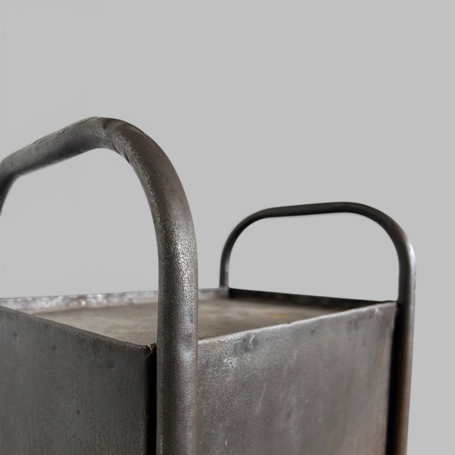 Industrial Metal Cabinet Side Table Vintage Steel Locker Cabinet