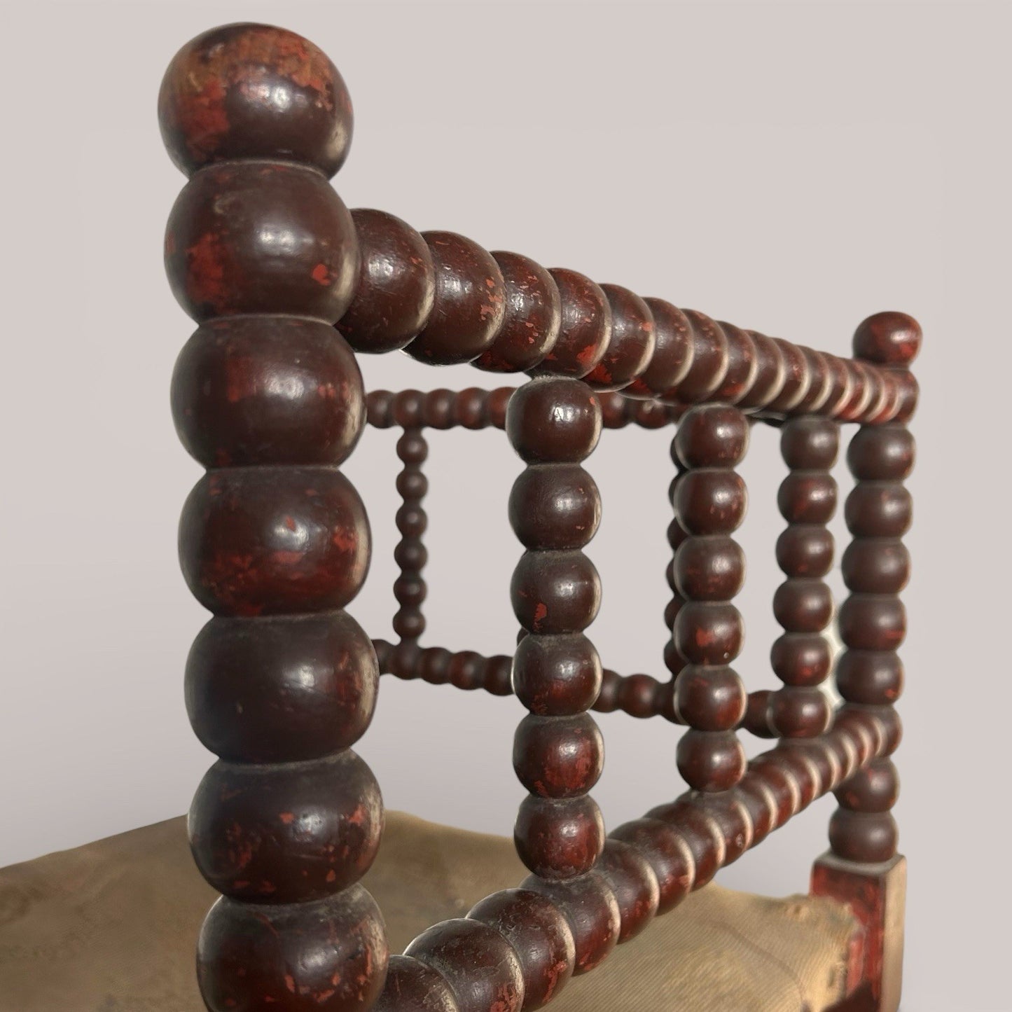 Antique French bobbin chair