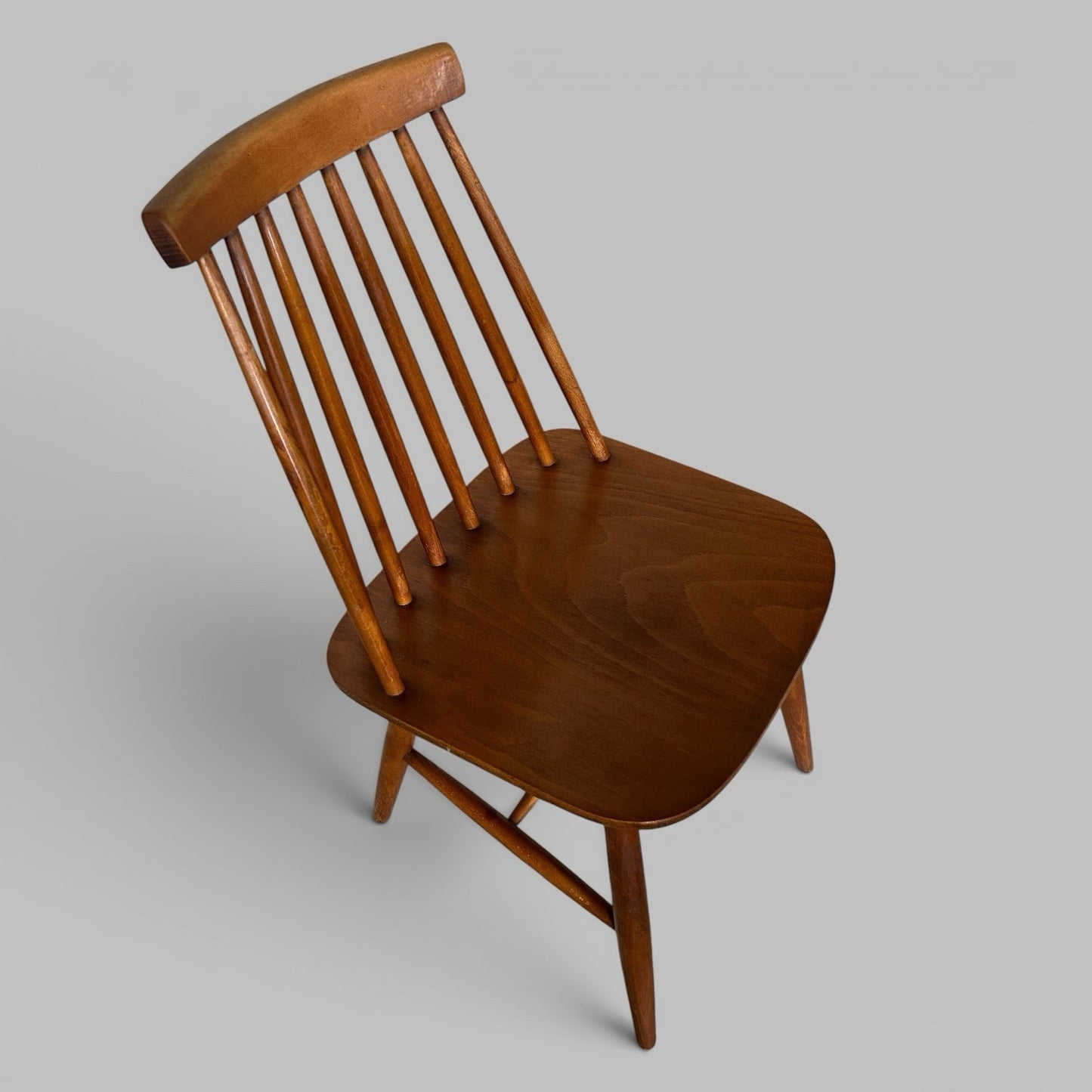 Vintage Stick Back Dining Chairs – Set of Four