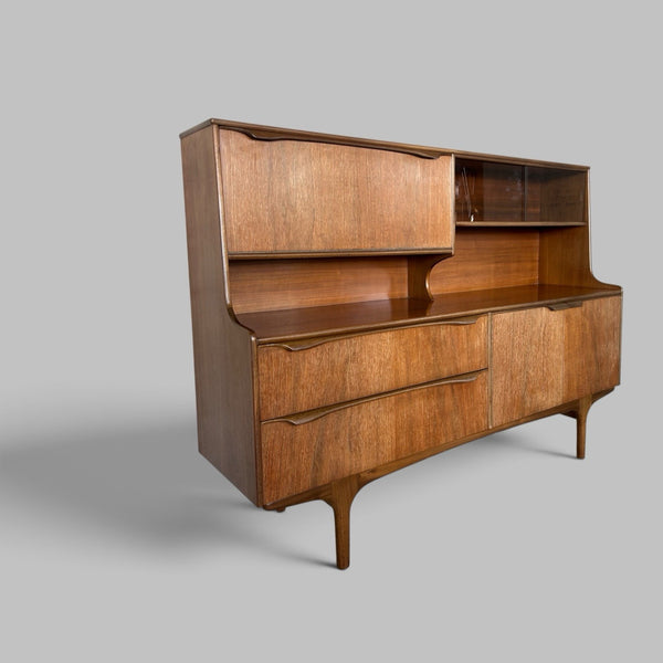 1960s Sutcliffe of Todmorden Highboard with Drinks Cabinet