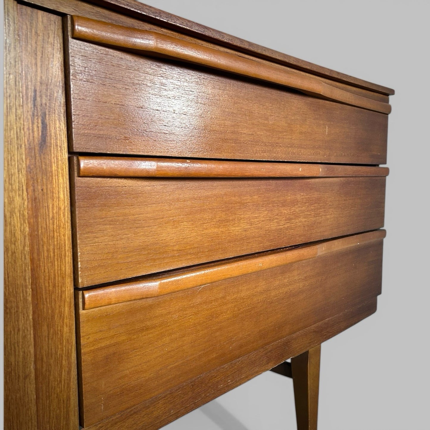 Beautility Teak Sideboard Mid Century Bow Front