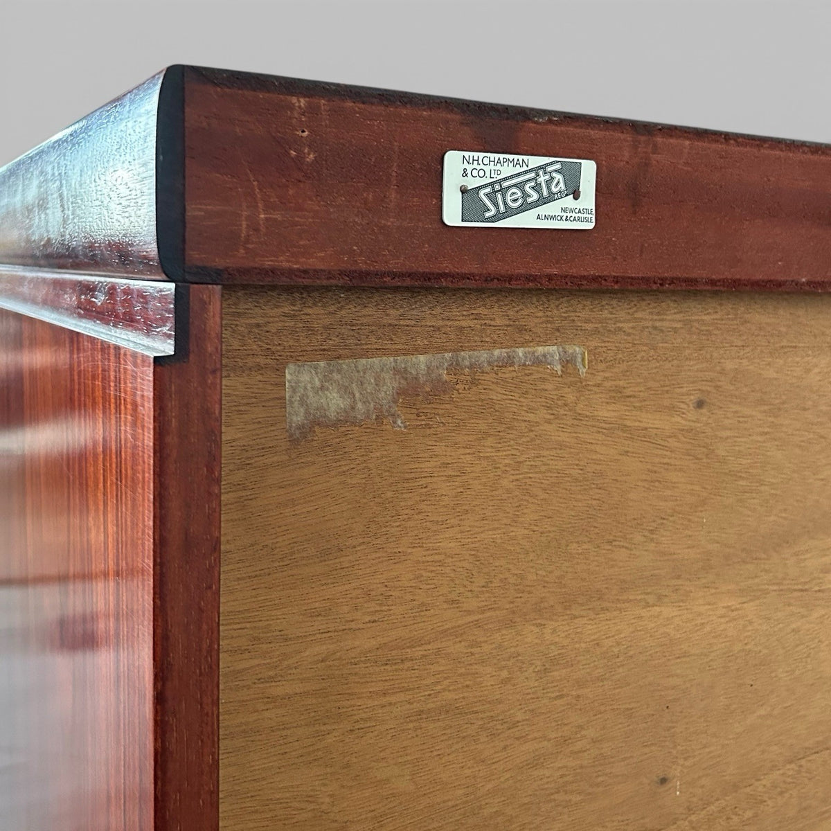 Mid Century Danish Rosewood Three Door Sideboard by Skovby