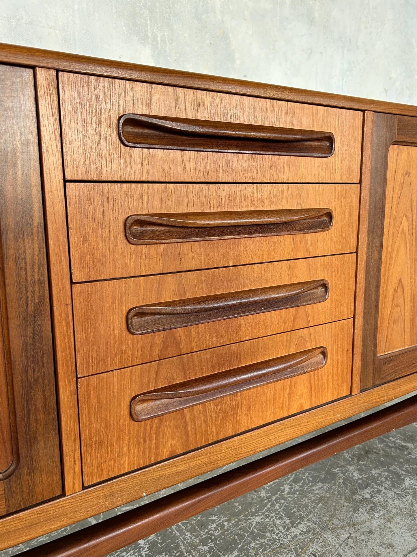 Mid Century GPlan Fresco “Long John” Sideboard by Victor Wilkins