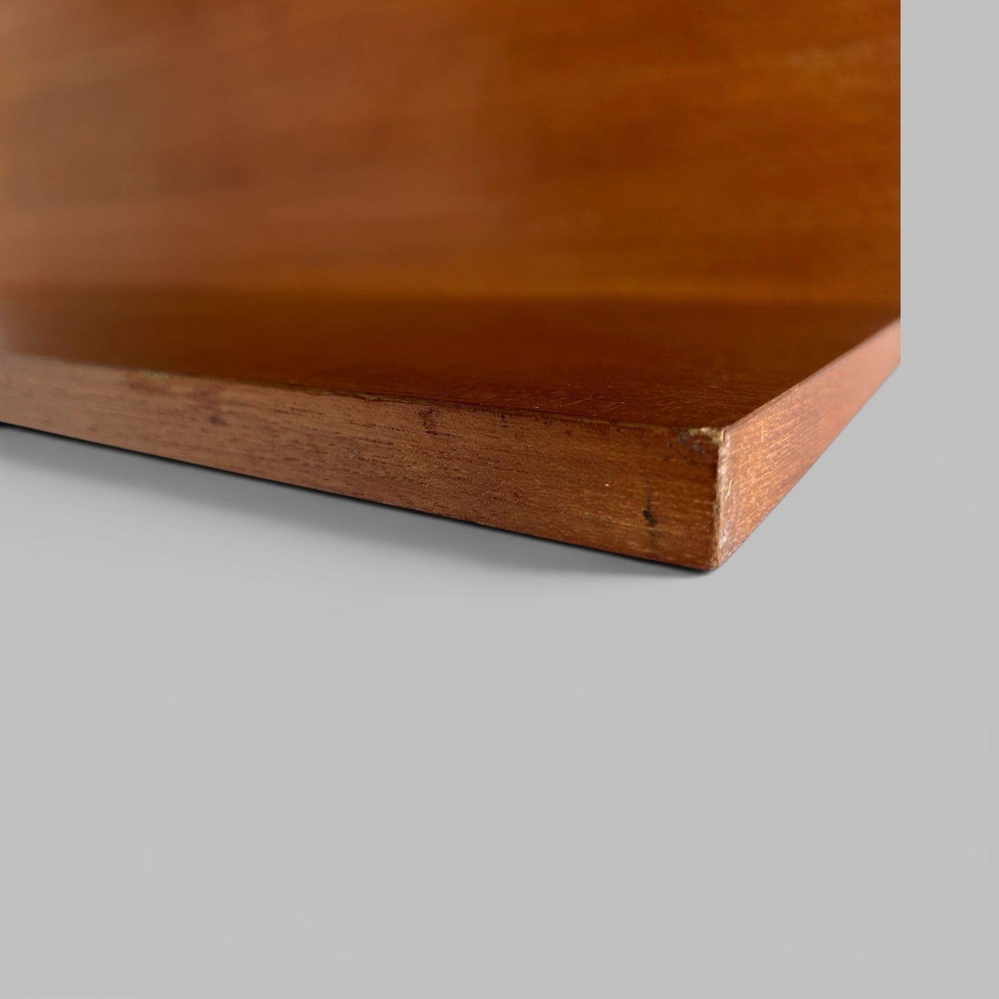 Mid Century Tapley Wall Shelf – Teak Floating Double Shelf