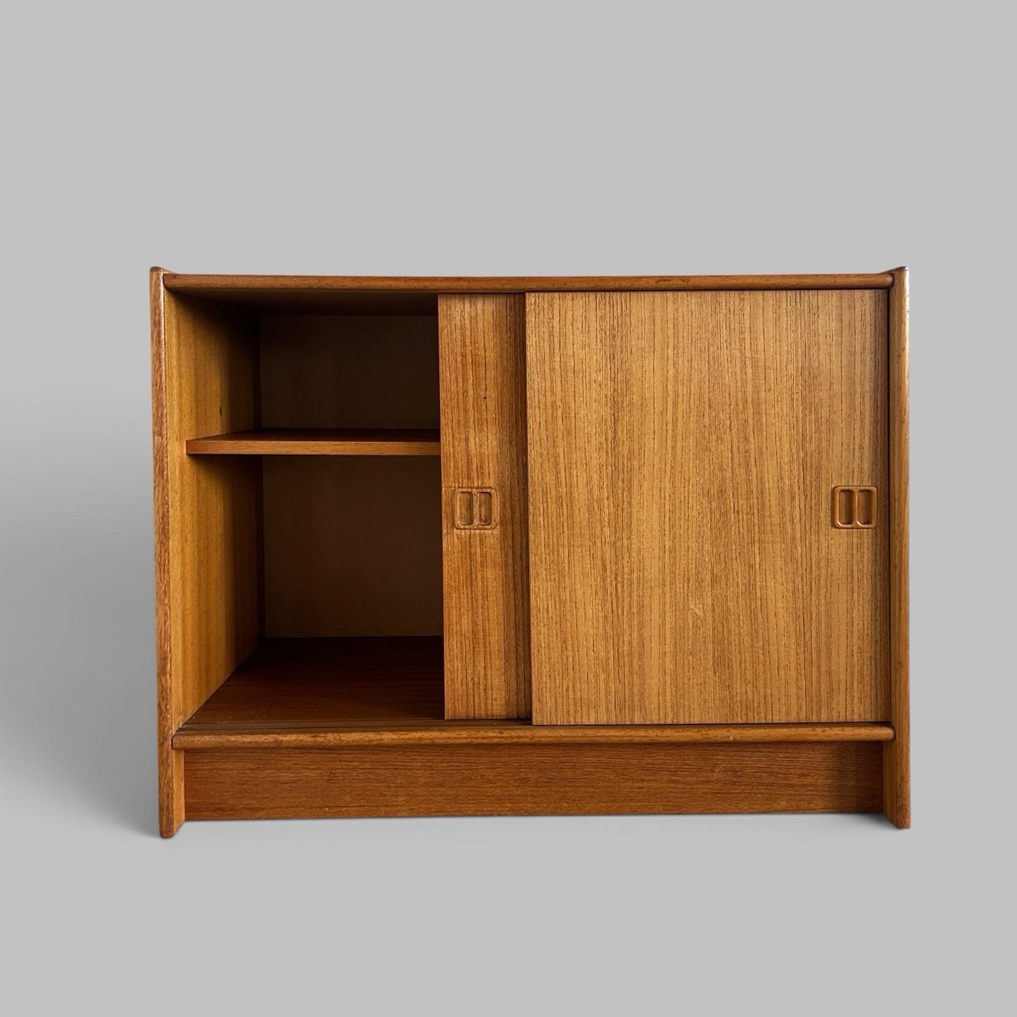 Swedish Teak Sliding Door Cupboard