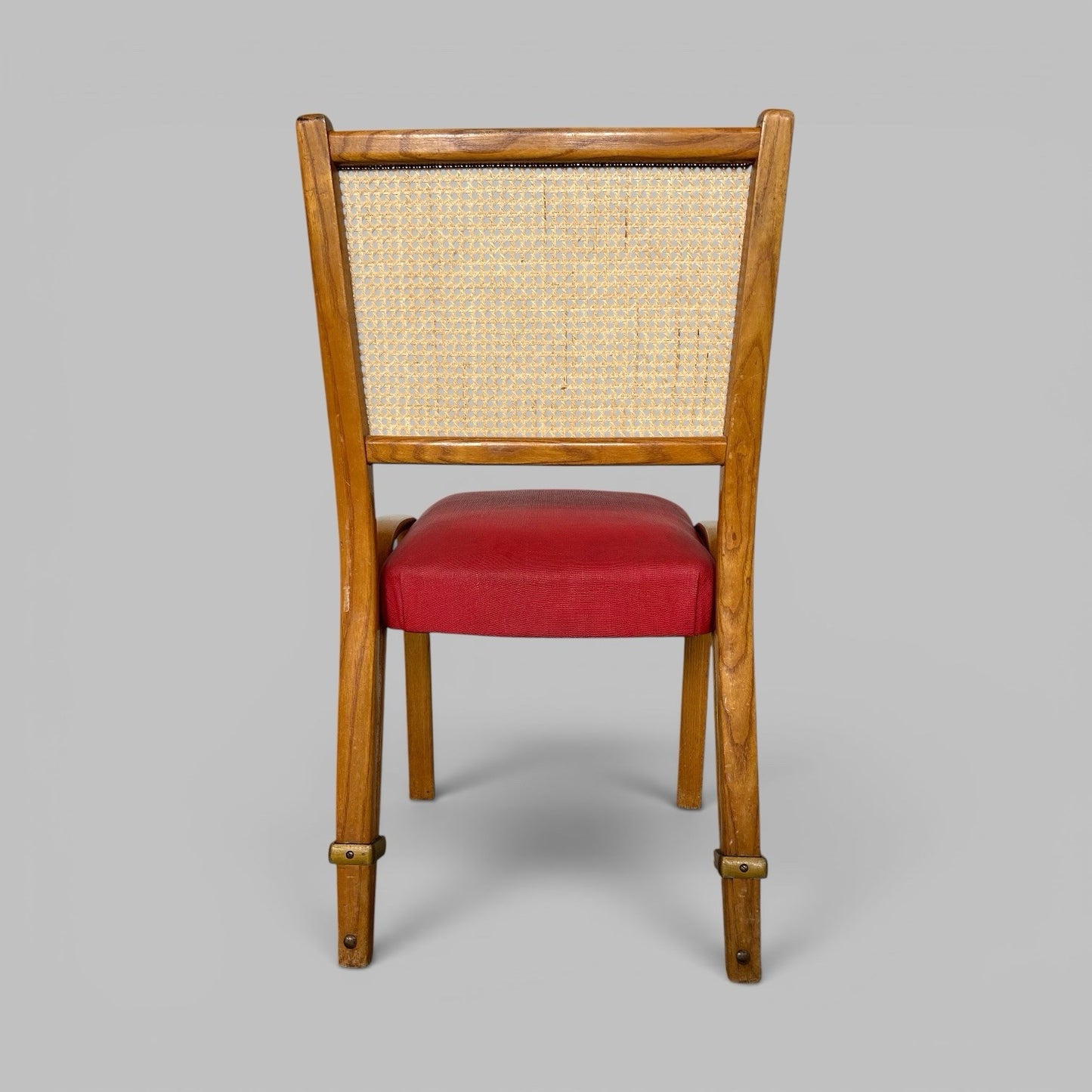 Vintage Bentwood Cane Back Dining Chair by Bow-Wood