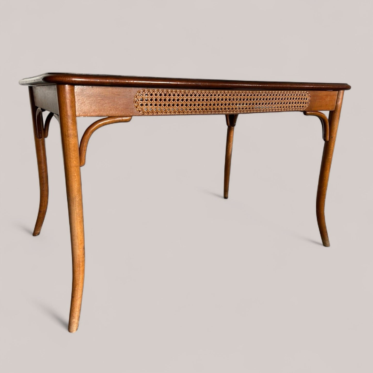 Vintage Thonet-Style Dining Set – Beech and Cane