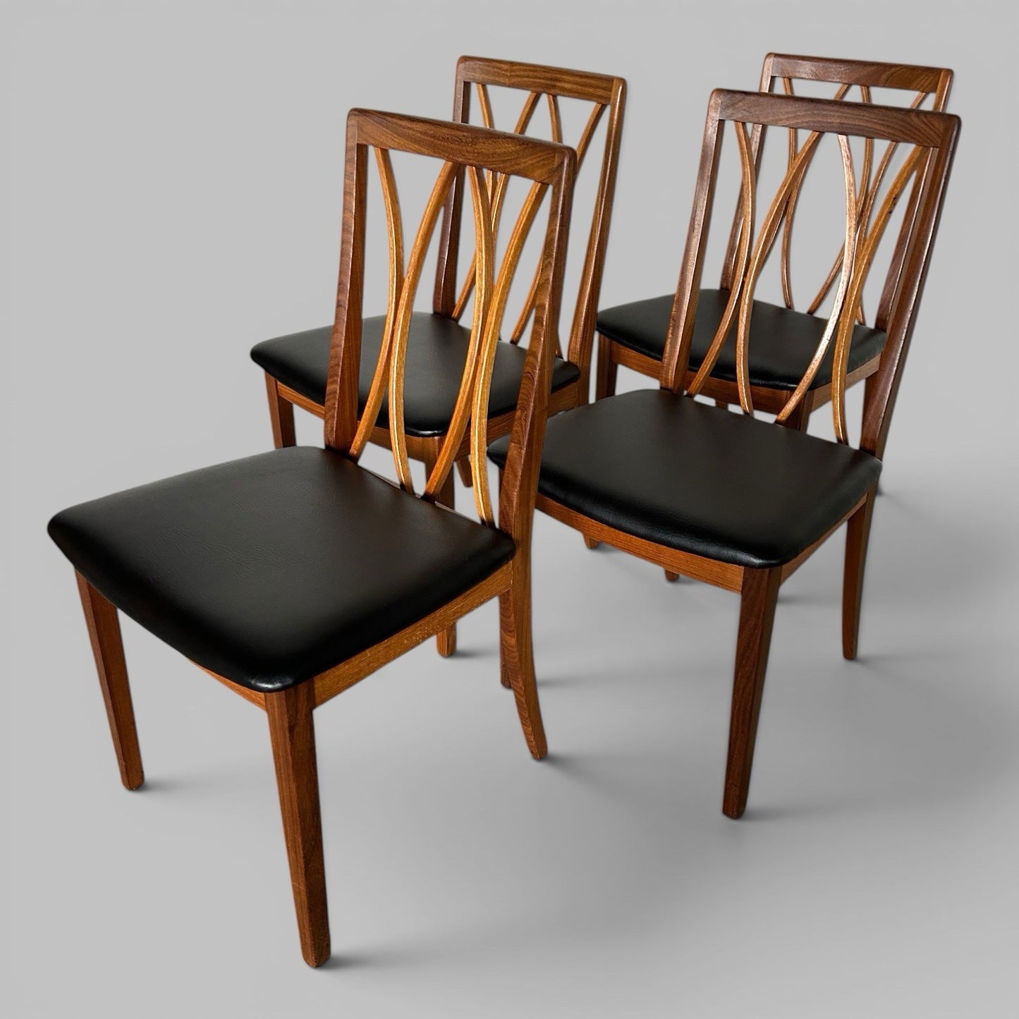 G Plan Fresco Teak Dining Chairs – Set of Four