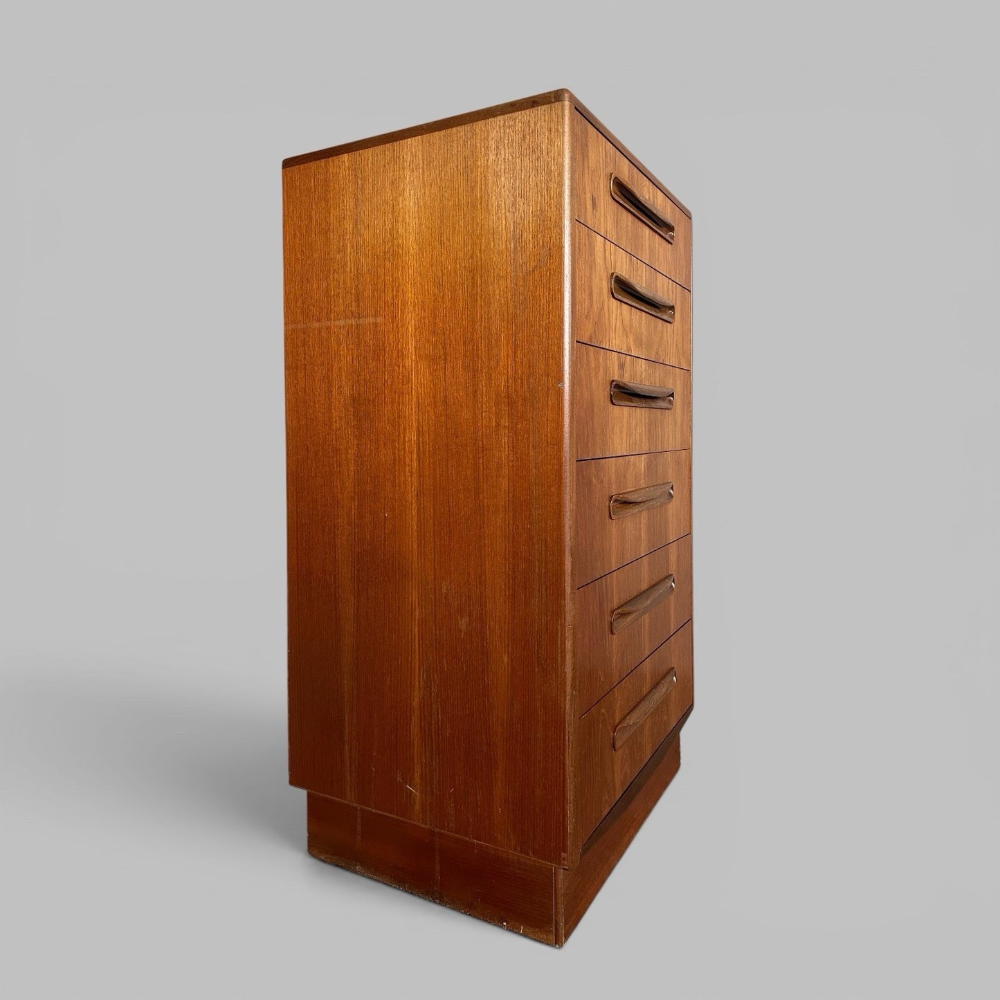 G Plan Teak Fresco 6 Drawer Tallboy Chest of Drawers Vintage Retro Mid Century