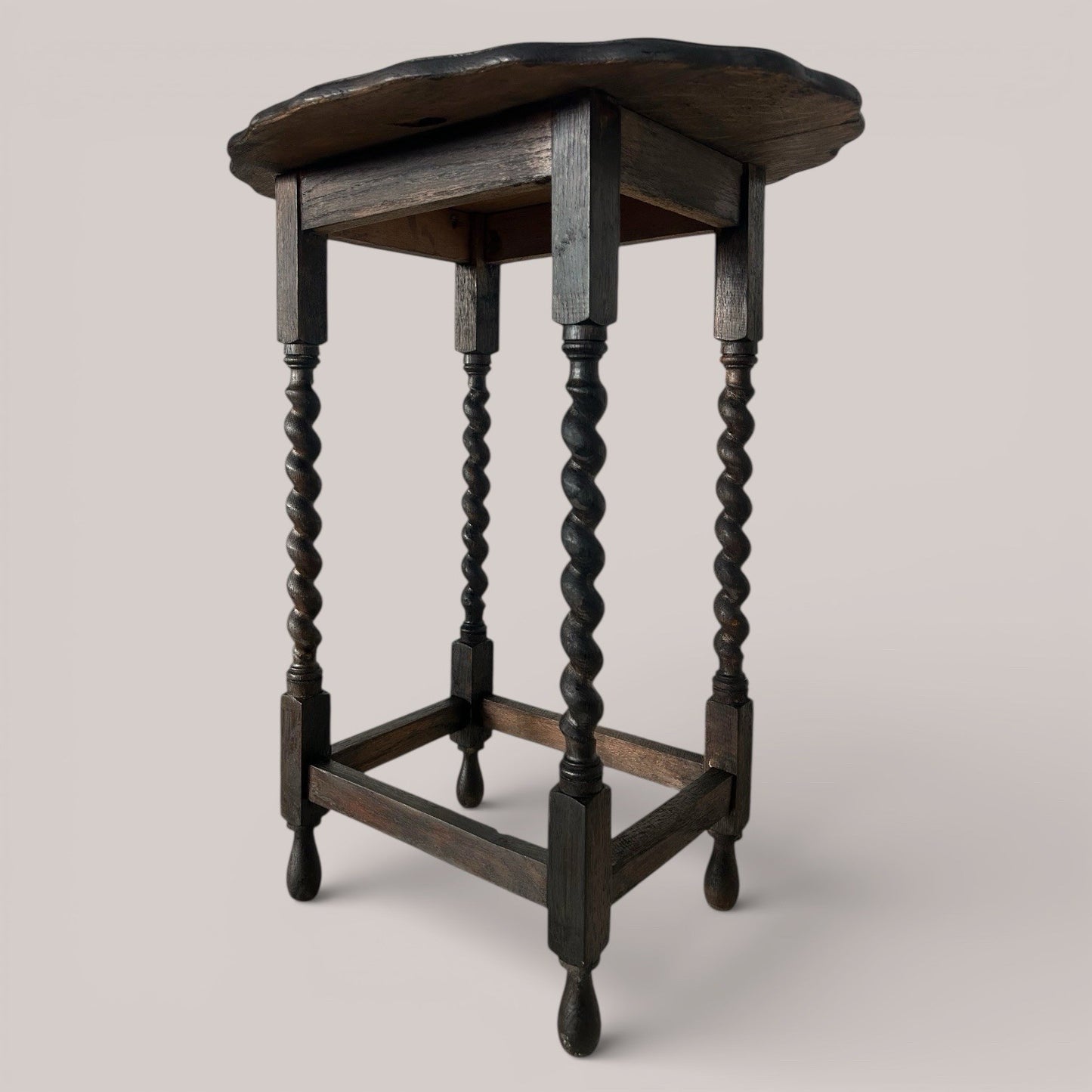 Antique barley twist occasional table