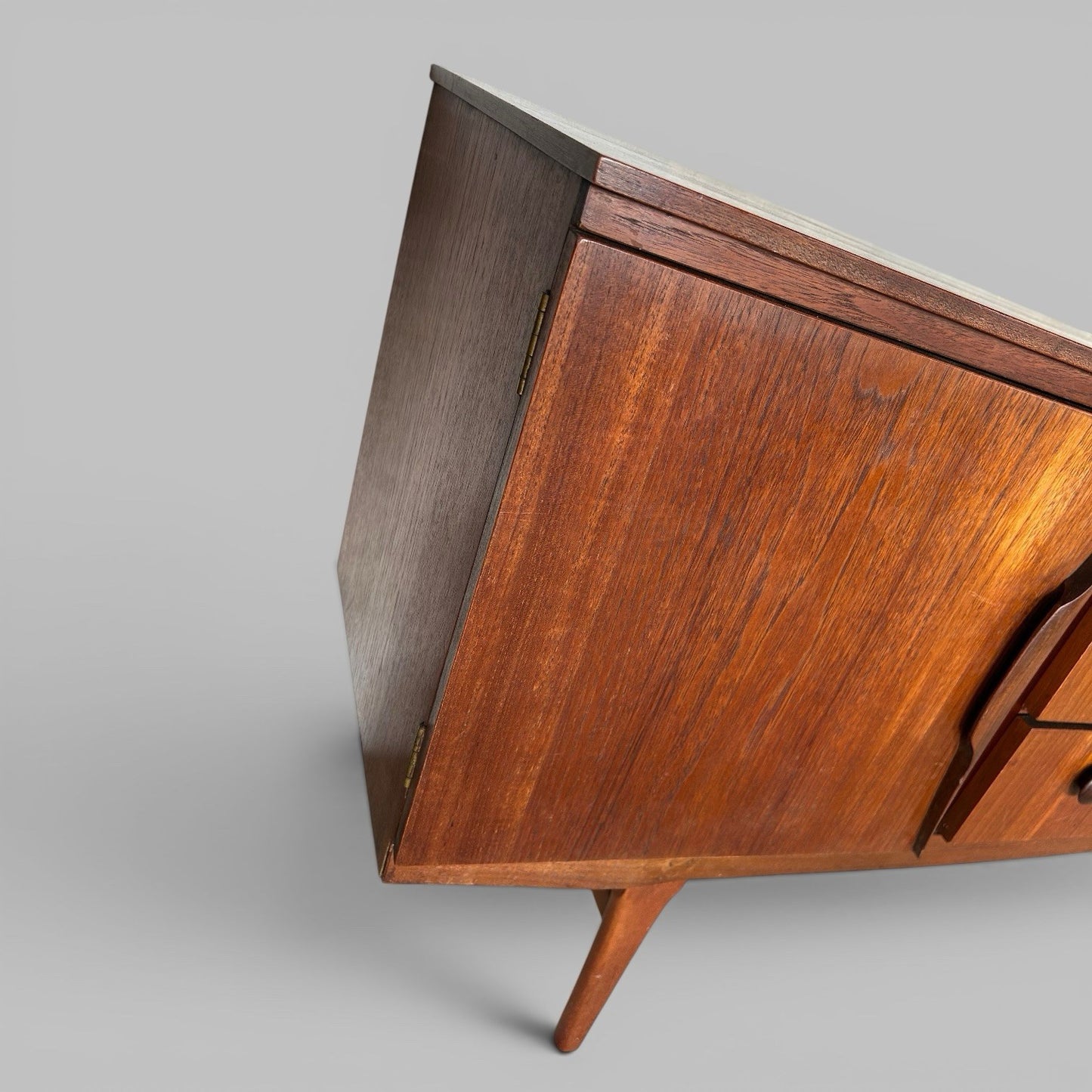 1960s Beautility Sideboard – Bow Front Teak