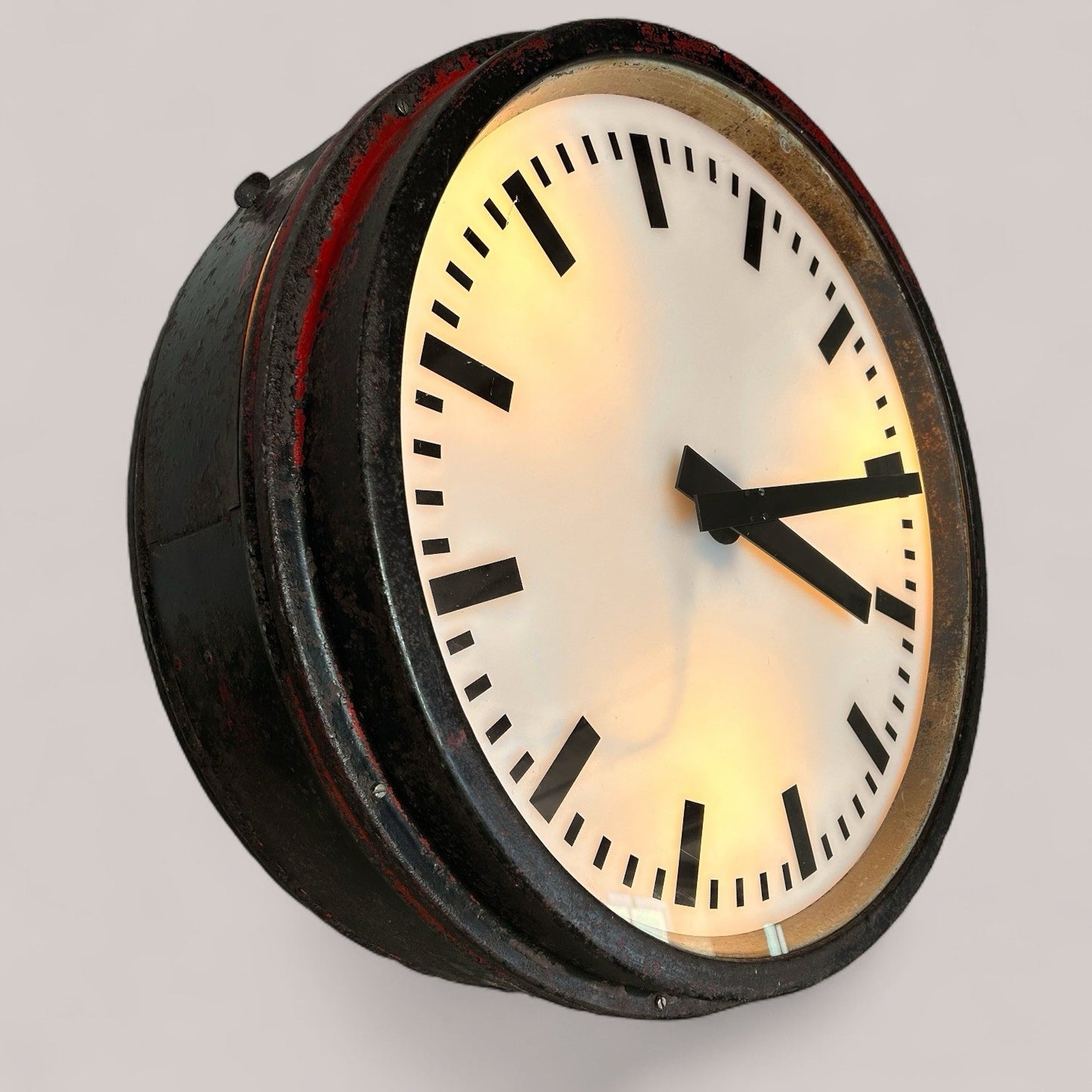 Large vintage station clock