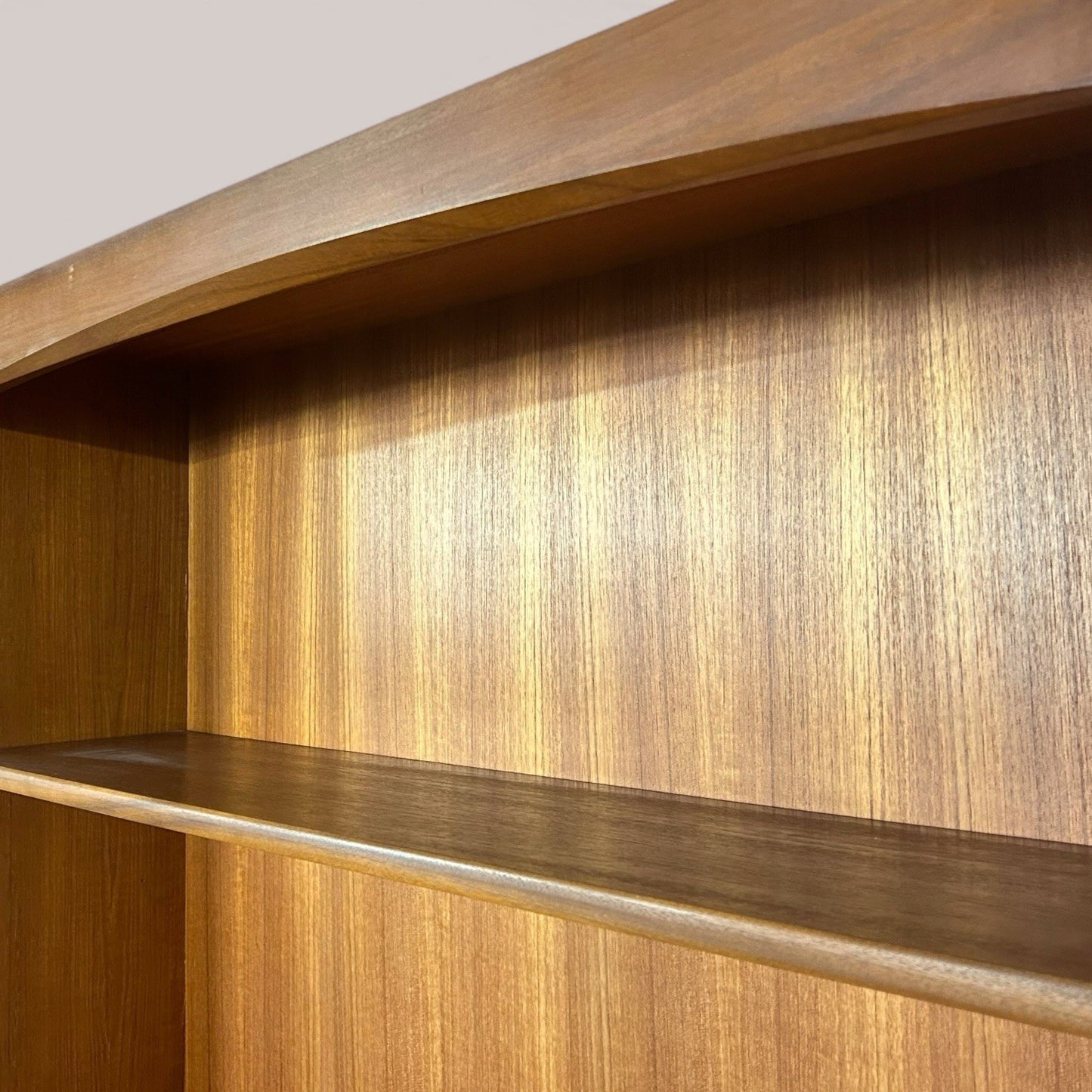 Nathan Teak Wall Unit with Bureau & Cupboards