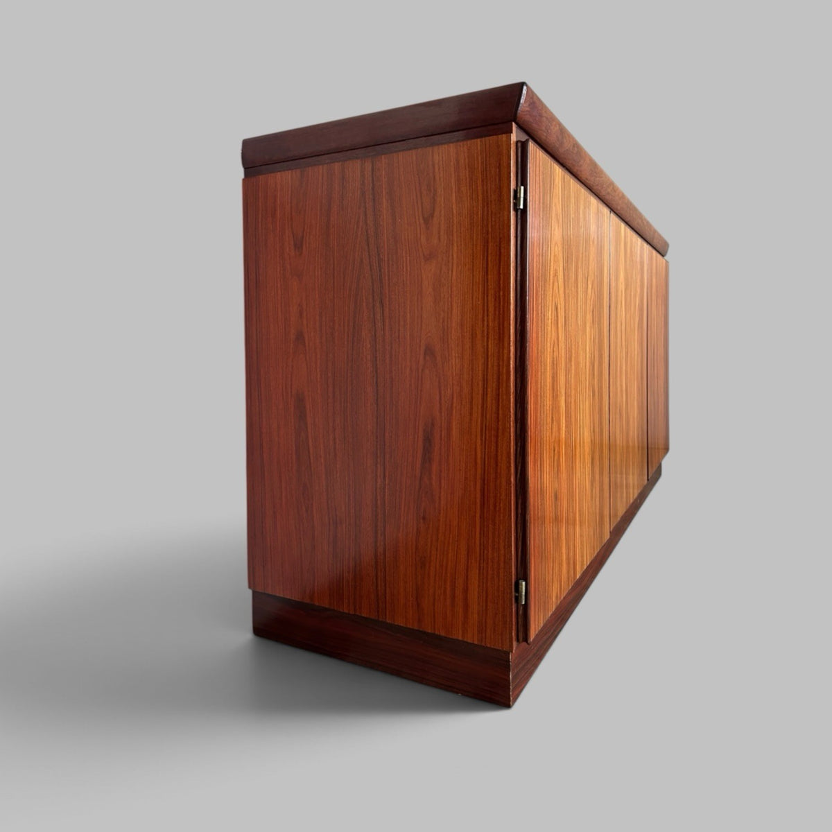 Mid Century Danish Rosewood Three Door Sideboard by Skovby