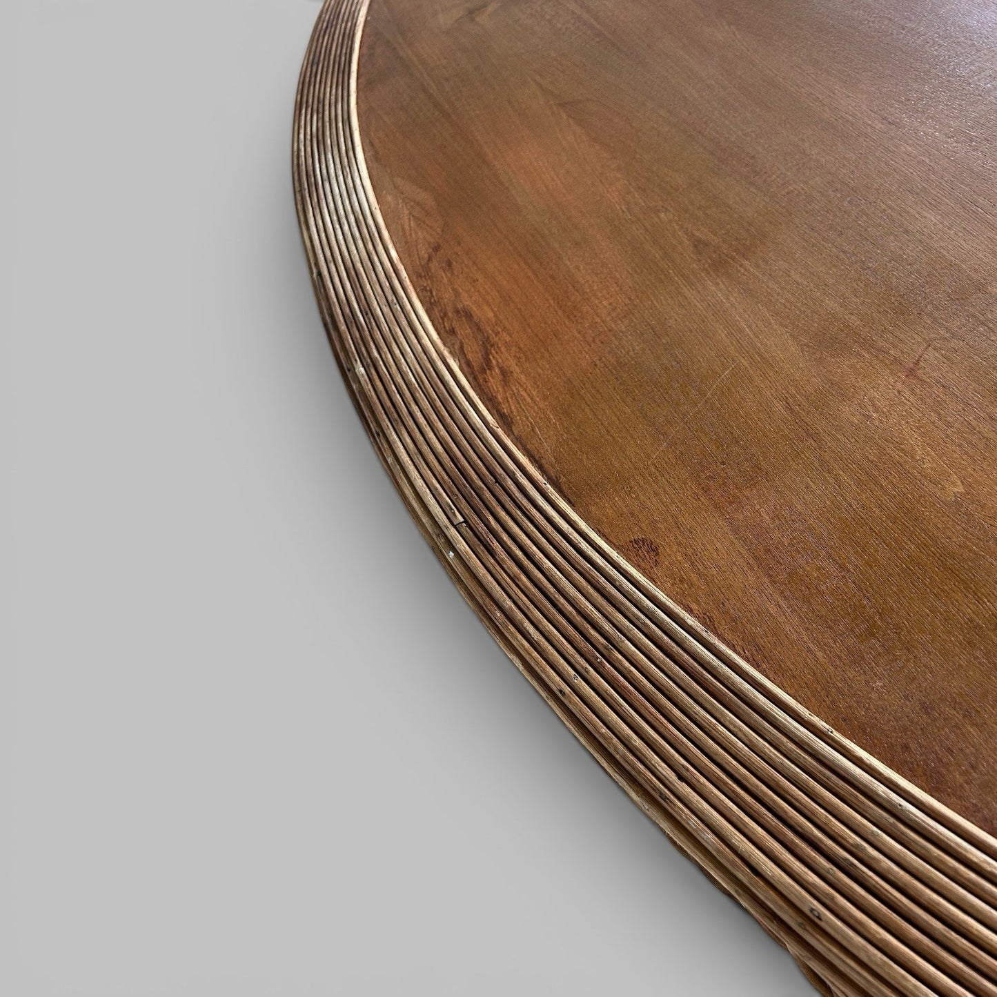 Vintage Rattan Dining Table