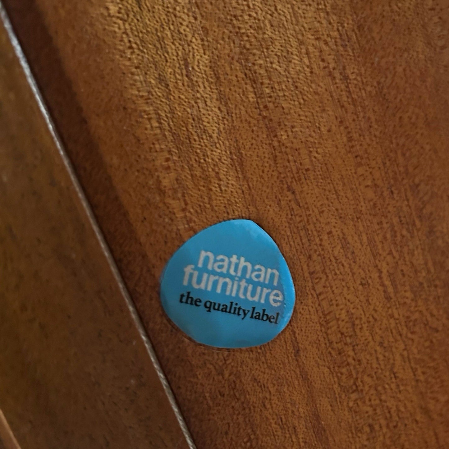 Nathan Teak Wall Unit with Drawers