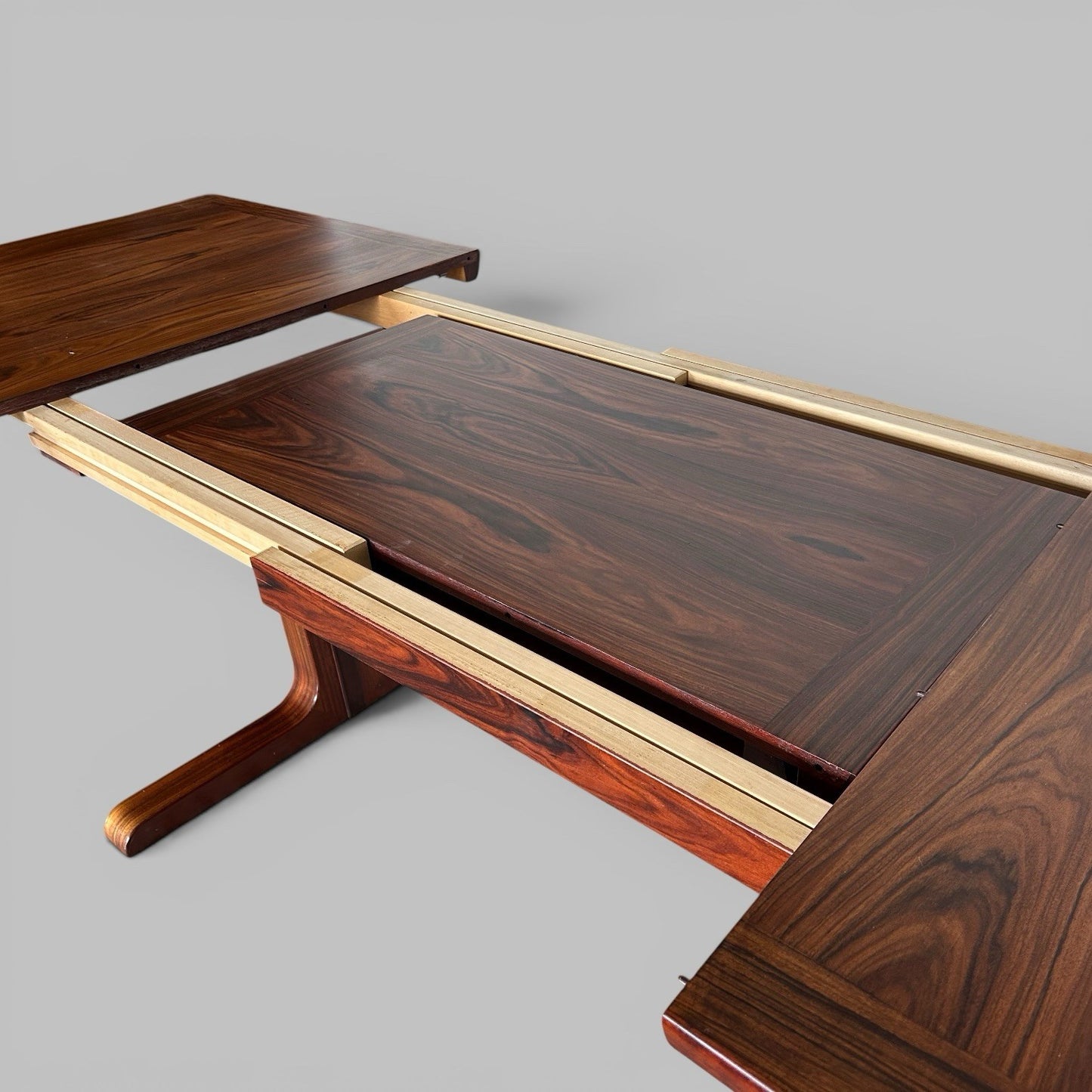 Skovby Danish Rosewood Double Extending Dining Table