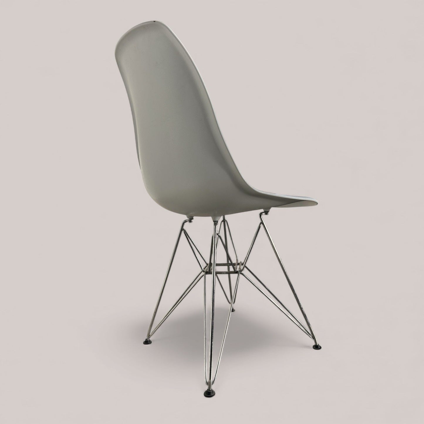 Eames Eiffel Style Dining Chair – White Shell