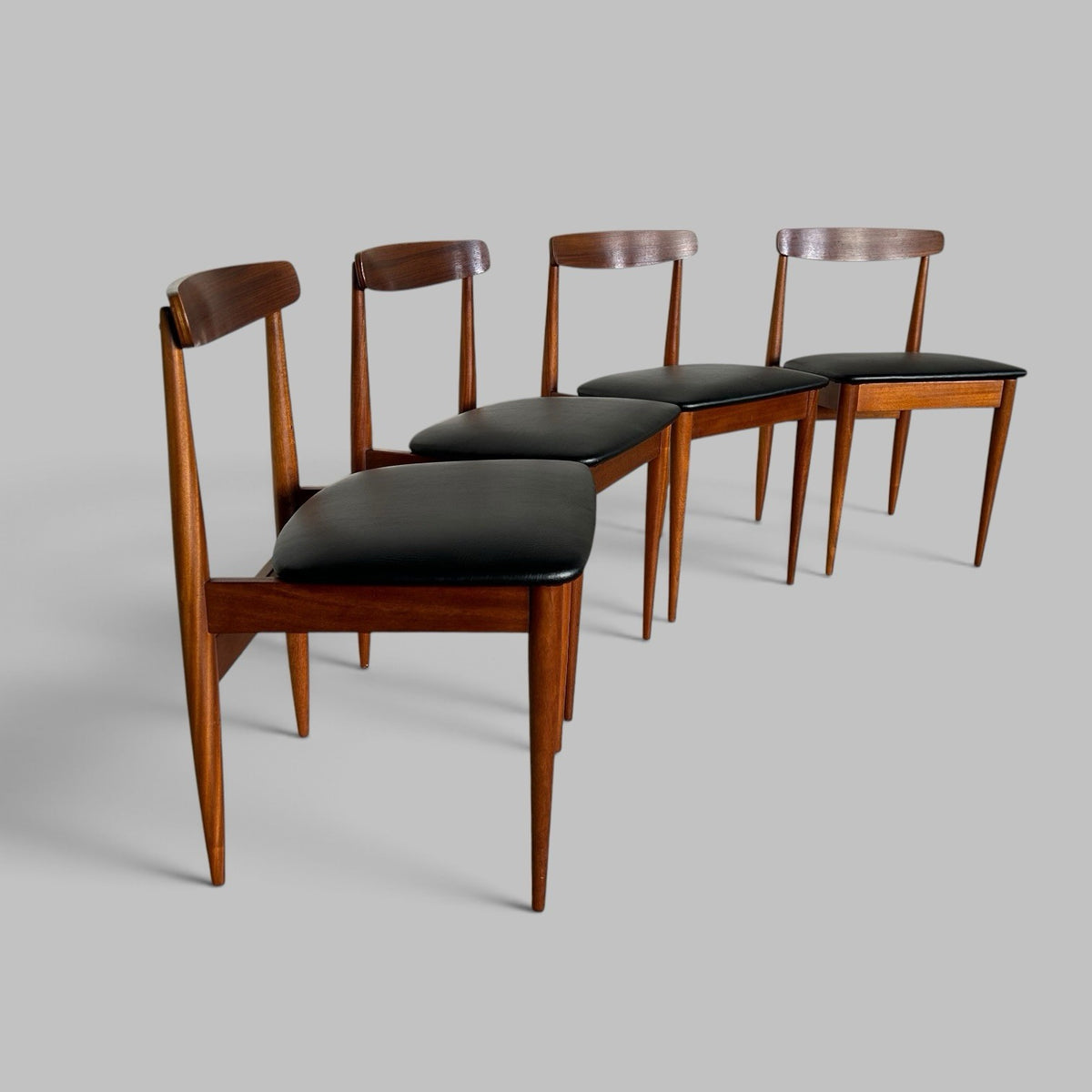 1964 White & Newton Teak Extending Dining Table & Four Chairs