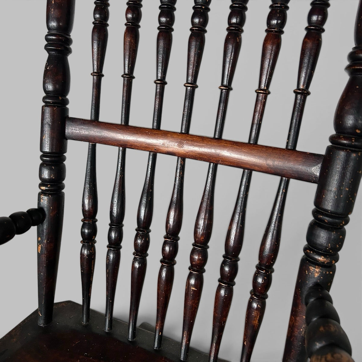 Antique John Shadford ‘Caistor’ Ash & Elm Rocking Chair, c.1850–1890