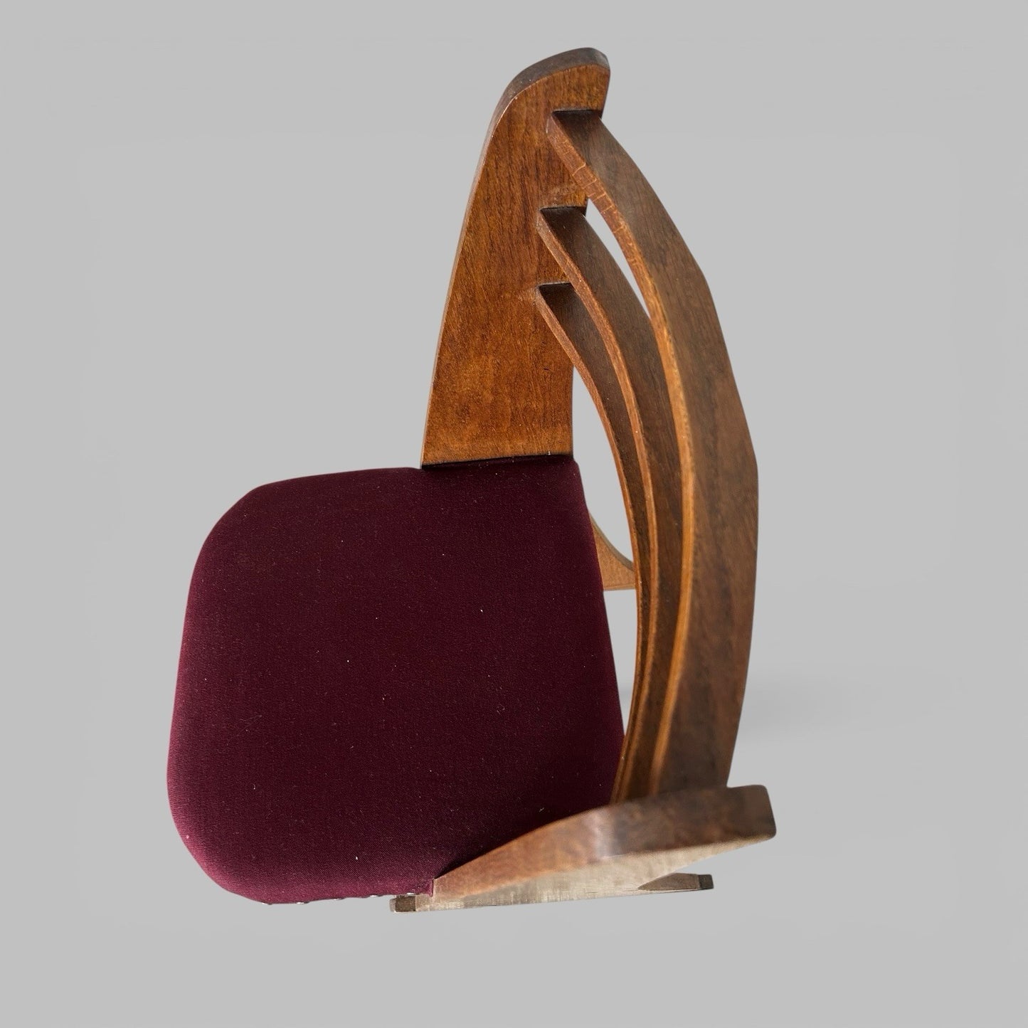 Solid Oak Folk Art / Apprentice-Made Chair