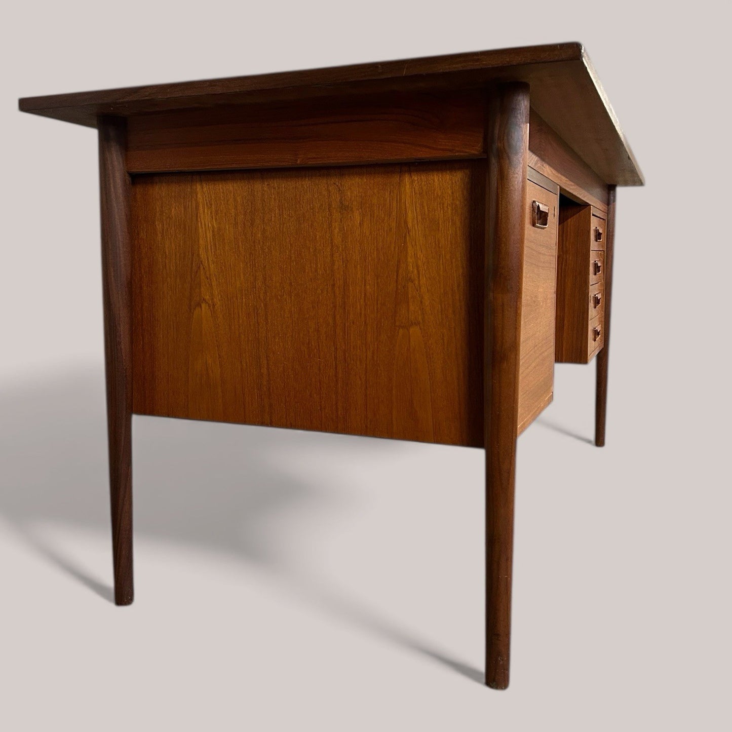 Danish 1960s Executive Teak Desk