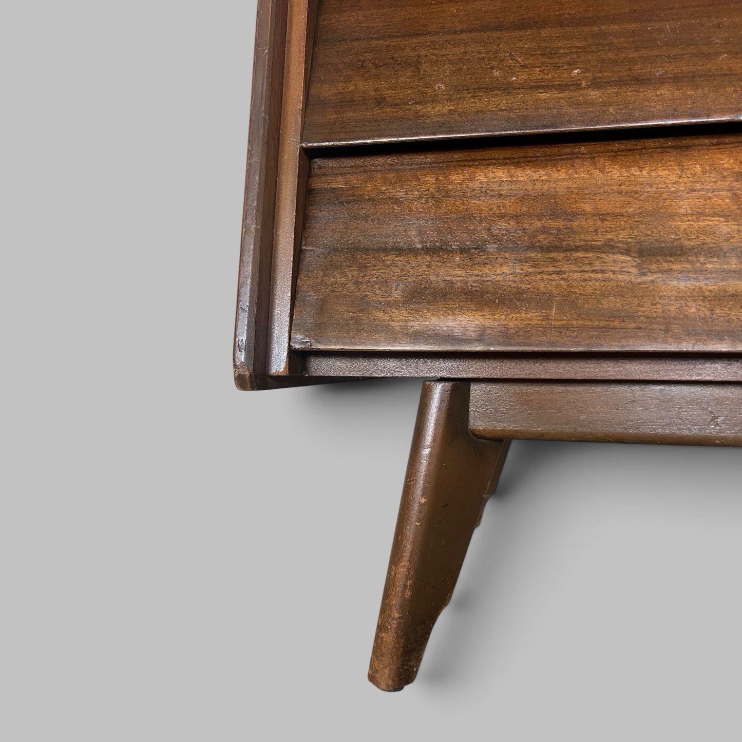 Mid Century Walnut Highboard Drinks Cabinet by F.D. Welters