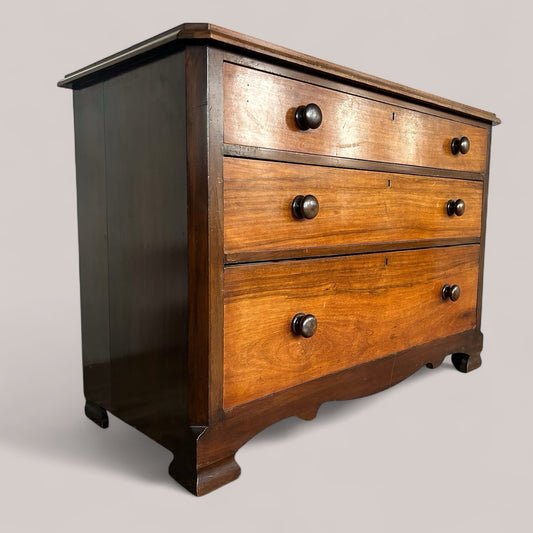 antique victorian mahogany chest of drawers
