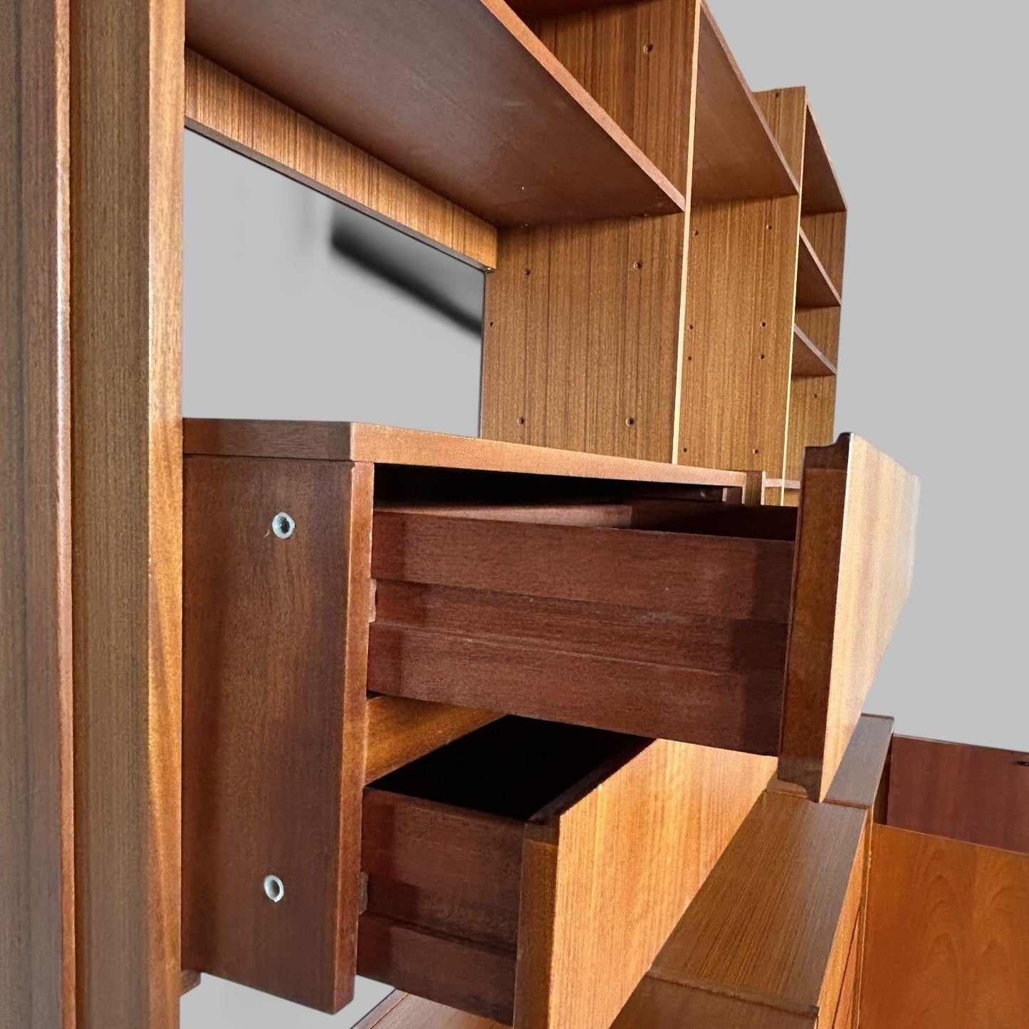 McIntosh Modular Teak Wall Unit & Sideboard System – 1971