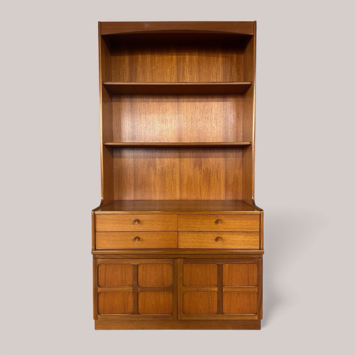 Nathan Teak Wall Unit with Drawers